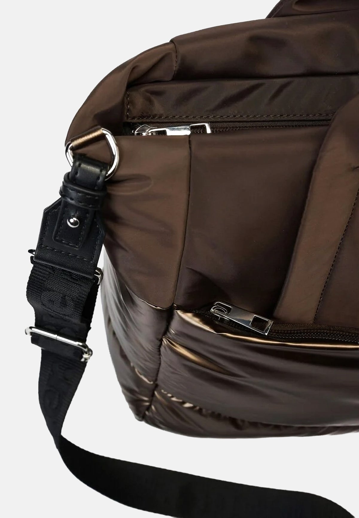 BLAUER Shopper a mano beige scuro inserti marroni da donna con parte superiore satinata F6QUARTXL01PAD DKB BLAUER