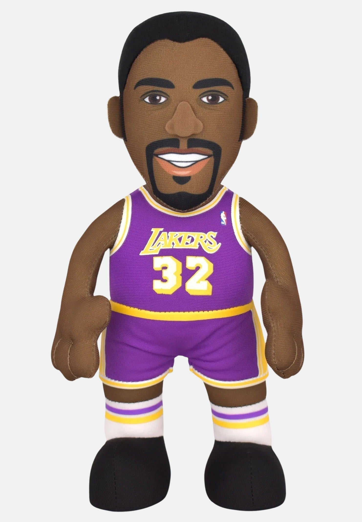 Peluche Los Angeles Lakers Magic Johnson 10" Plush Figure P1-NBH-LAK-MJ2X LOS ANGELES LAKERS BLEACHER CREATURES