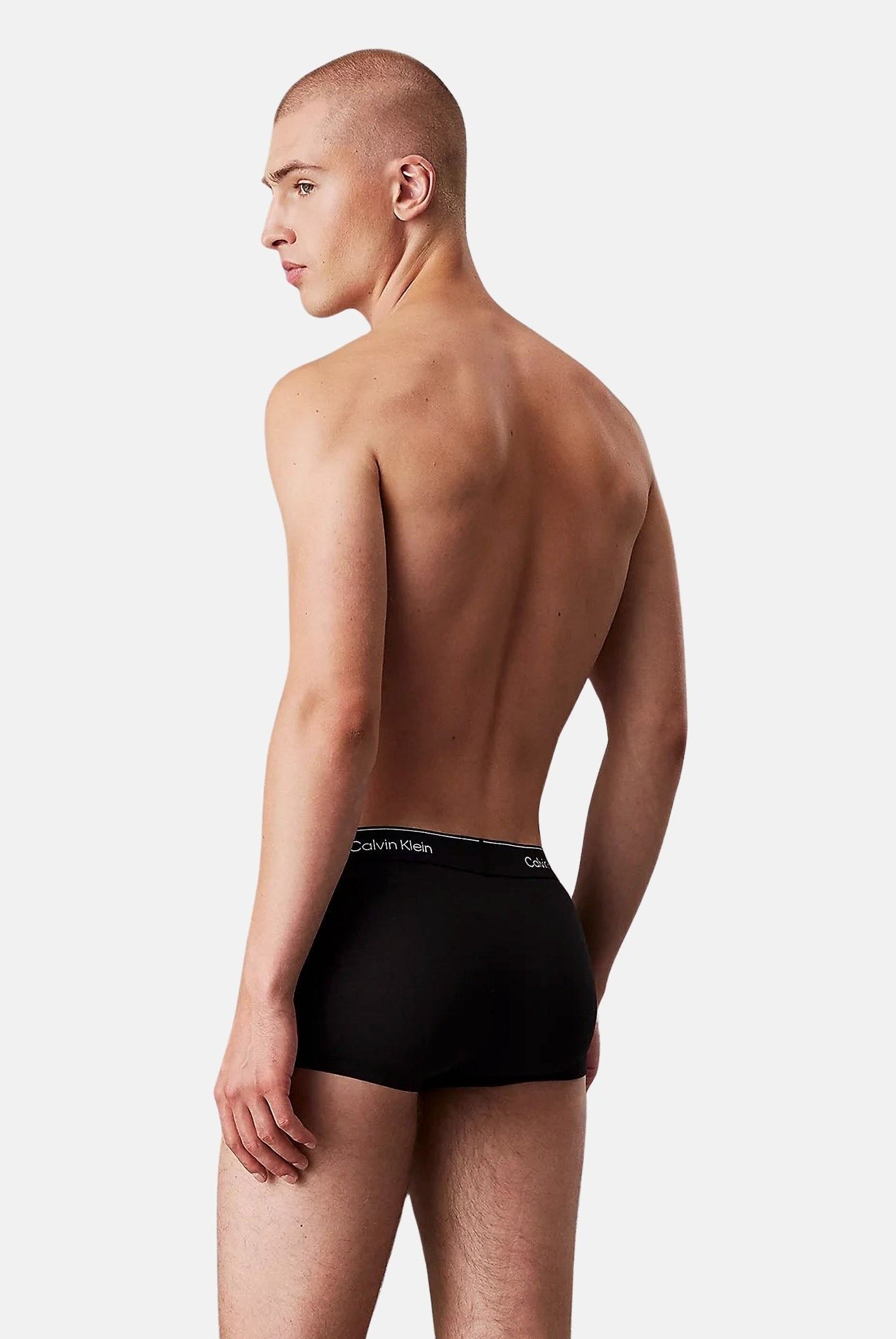 CALVIN KLEIN Boxer(3 paia) TM6 nero da uomo con fascia logo iconico<BR/> LV00NB4389 TM6 CALVIN KLEIN