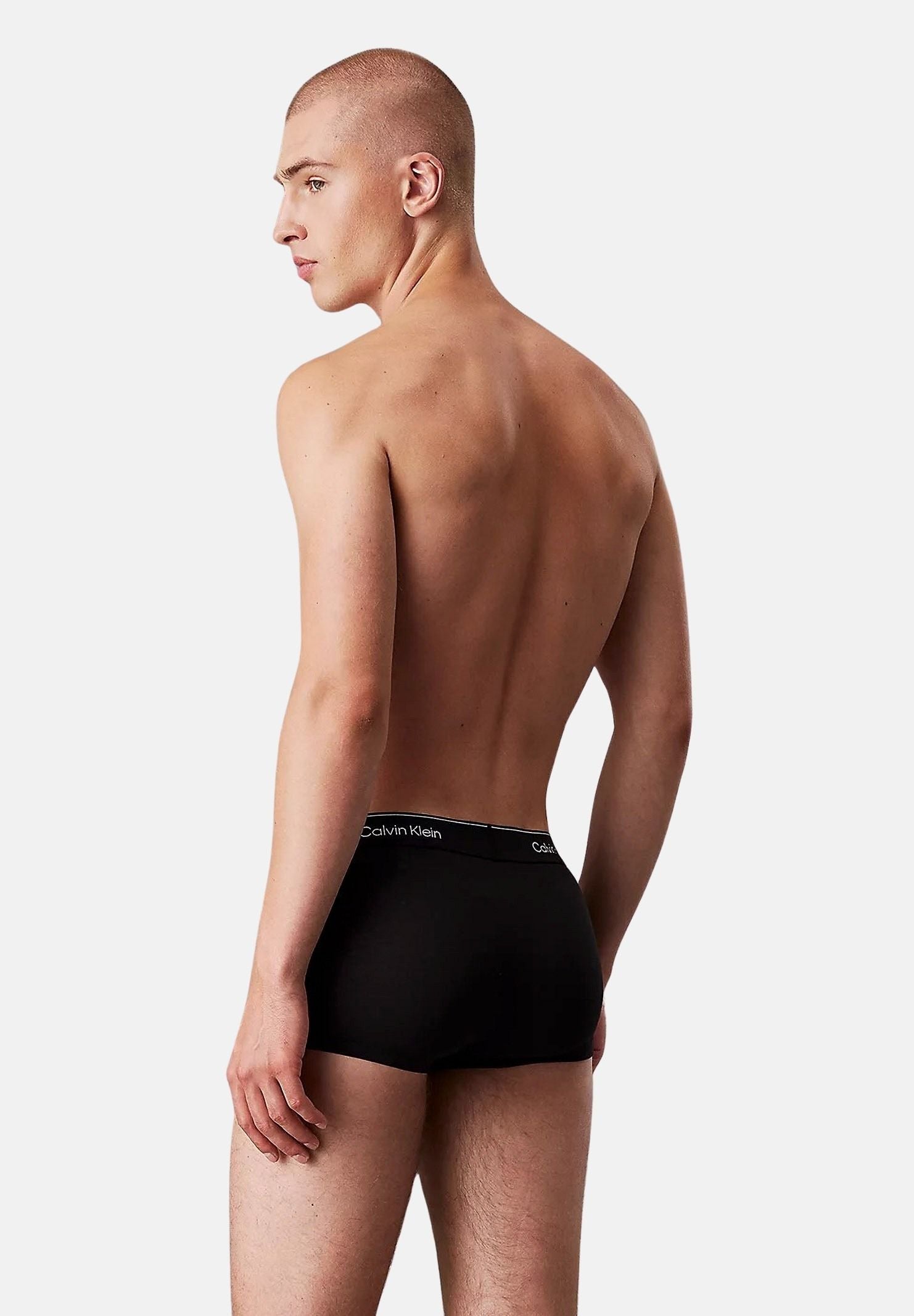 CALVIN KLEIN Boxer(3 paia) TM6 nero da uomo con fascia logo iconico<BR/> LV00NB4389 TM6 CALVIN KLEIN