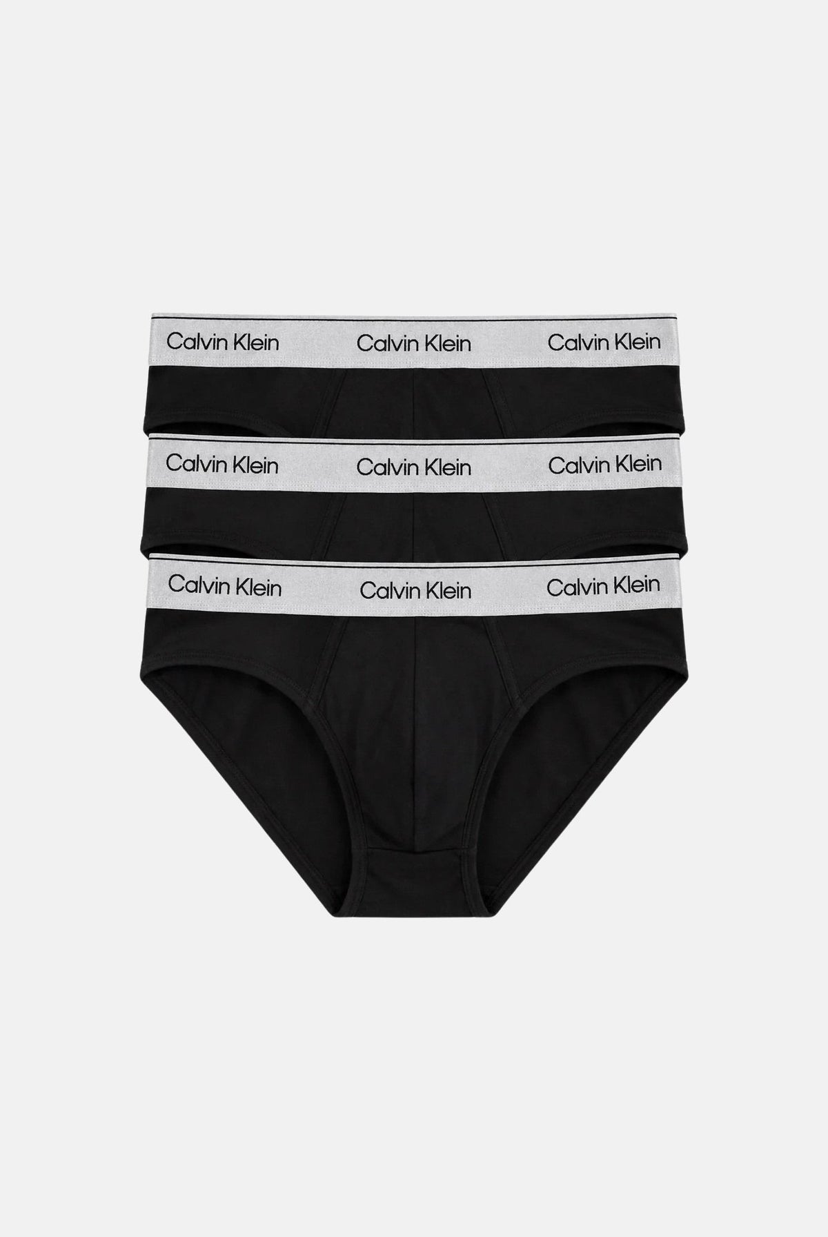 CALVIN KLEIN Slip (3 paia) HIP BRIEF neri per uomo LV00NB4729 4XB CALVIN KLEIN