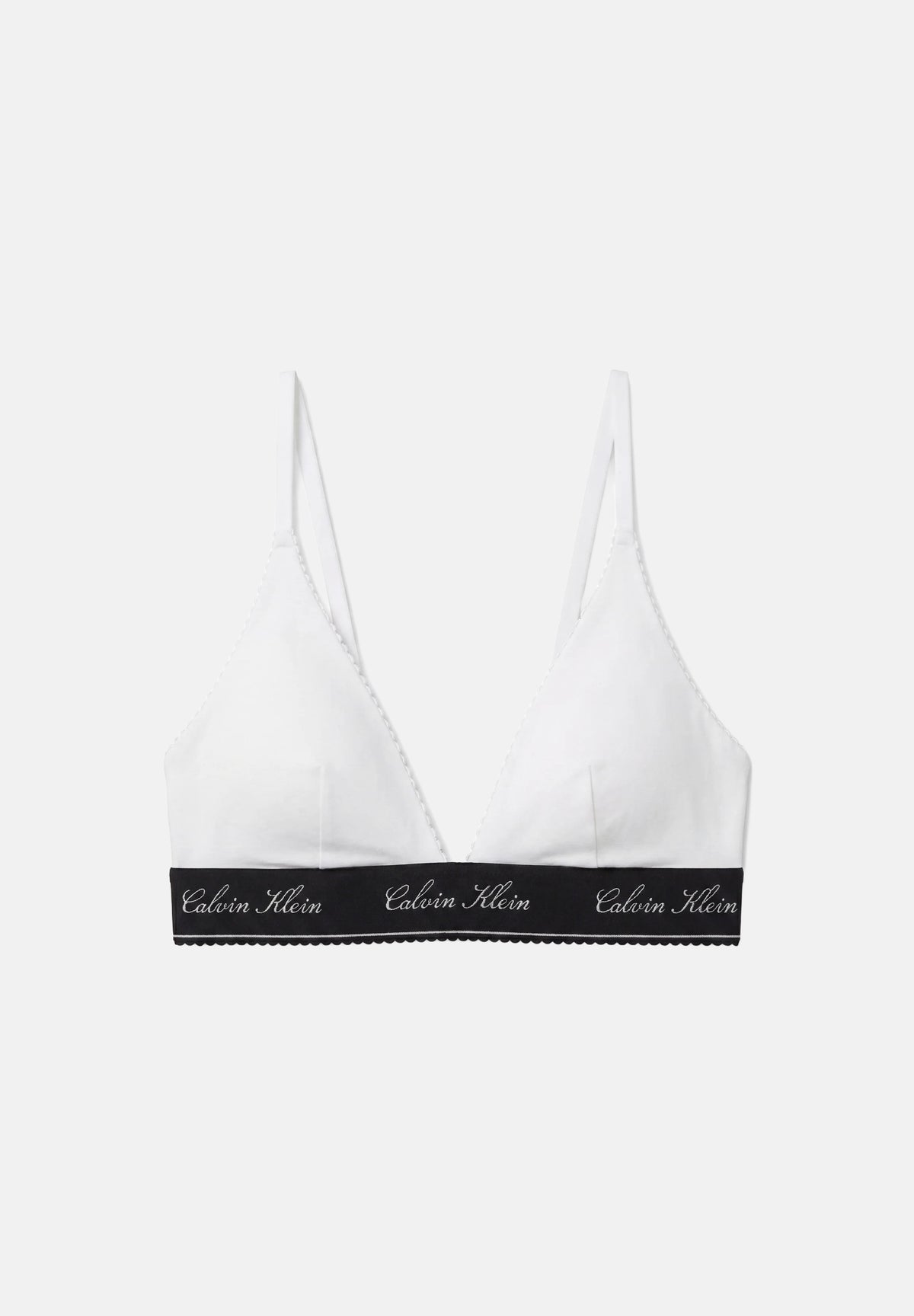 CALVIN KLEIN Reggiseno ICON COTTON MODAL TRIANGLE bianco da donna LV00QF9068 100 CALVIN KLEIN