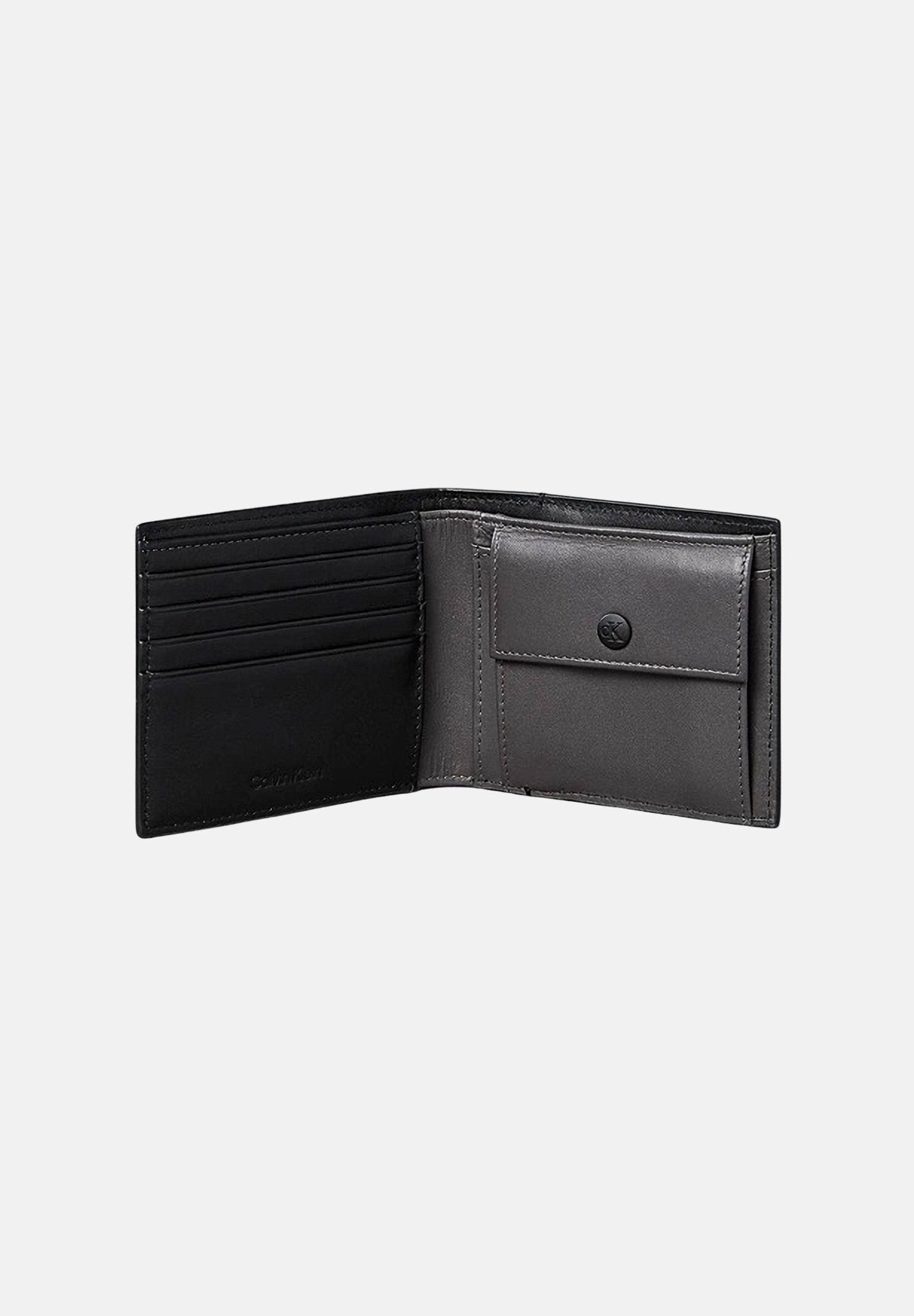 CALVIN KLEIN portafoglio bi-fold da uomo nero LV04D1156G UB1 CALVIN KLEIN