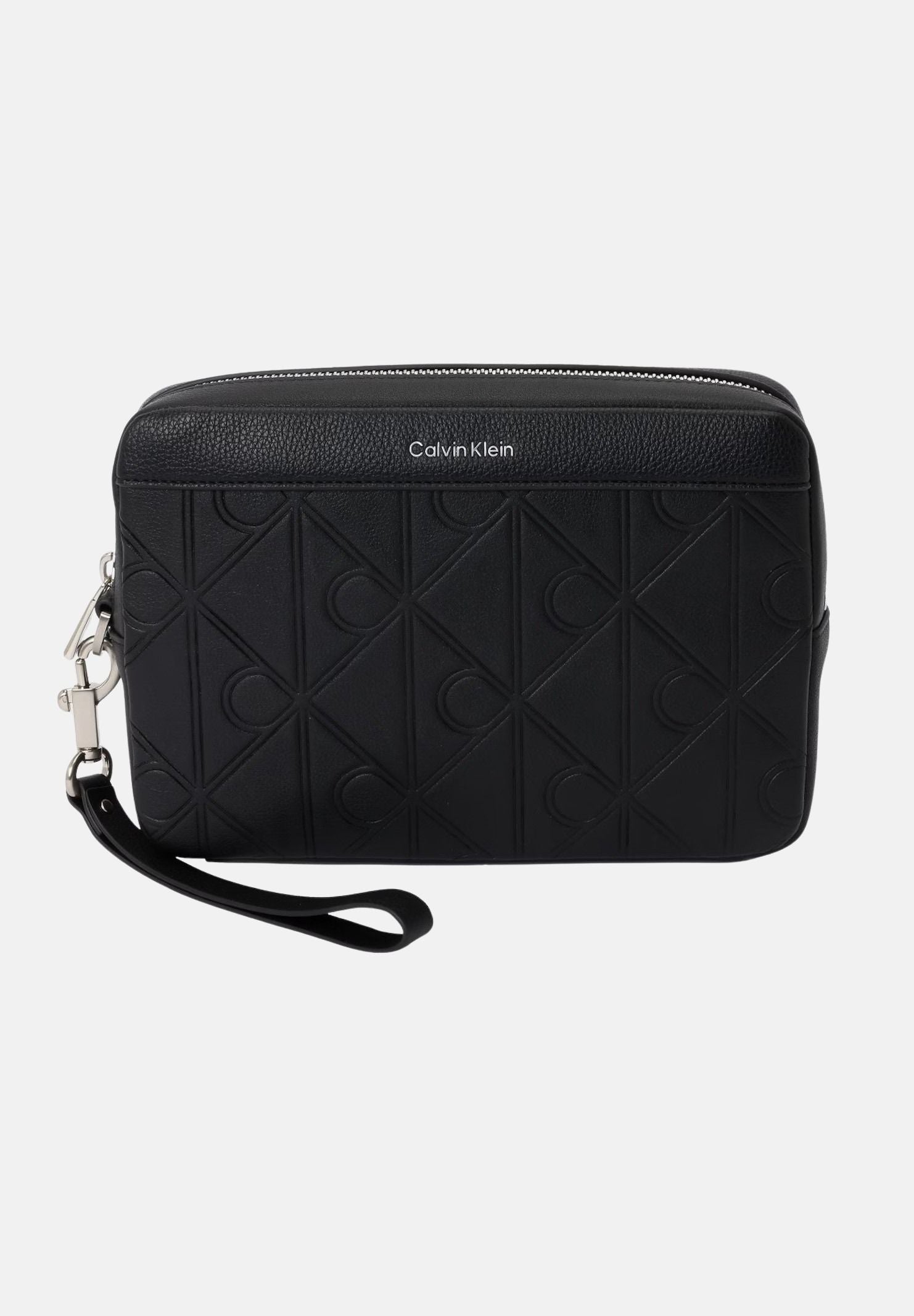CALVIN KLEIN pochette Raised Pouch Black nero unisex. LV04D1256G UB1 CALVIN KLEIN
