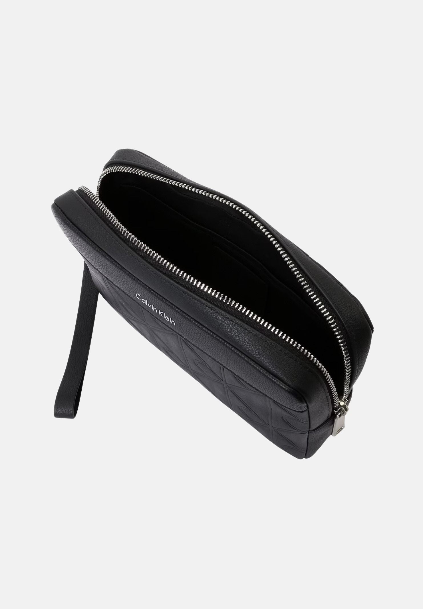 CALVIN KLEIN pochette Raised Pouch Black nero unisex. LV04D1256G UB1 CALVIN KLEIN