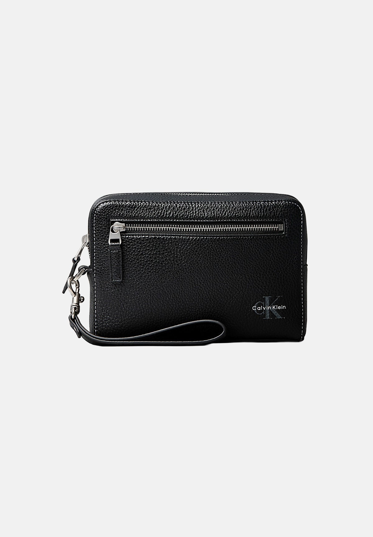 CALVIN KLEIN Borsa a mano per uomo e donna con chiusura a zip e laccetto da polso. LV04D1271G UB1 CALVIN KLEIN