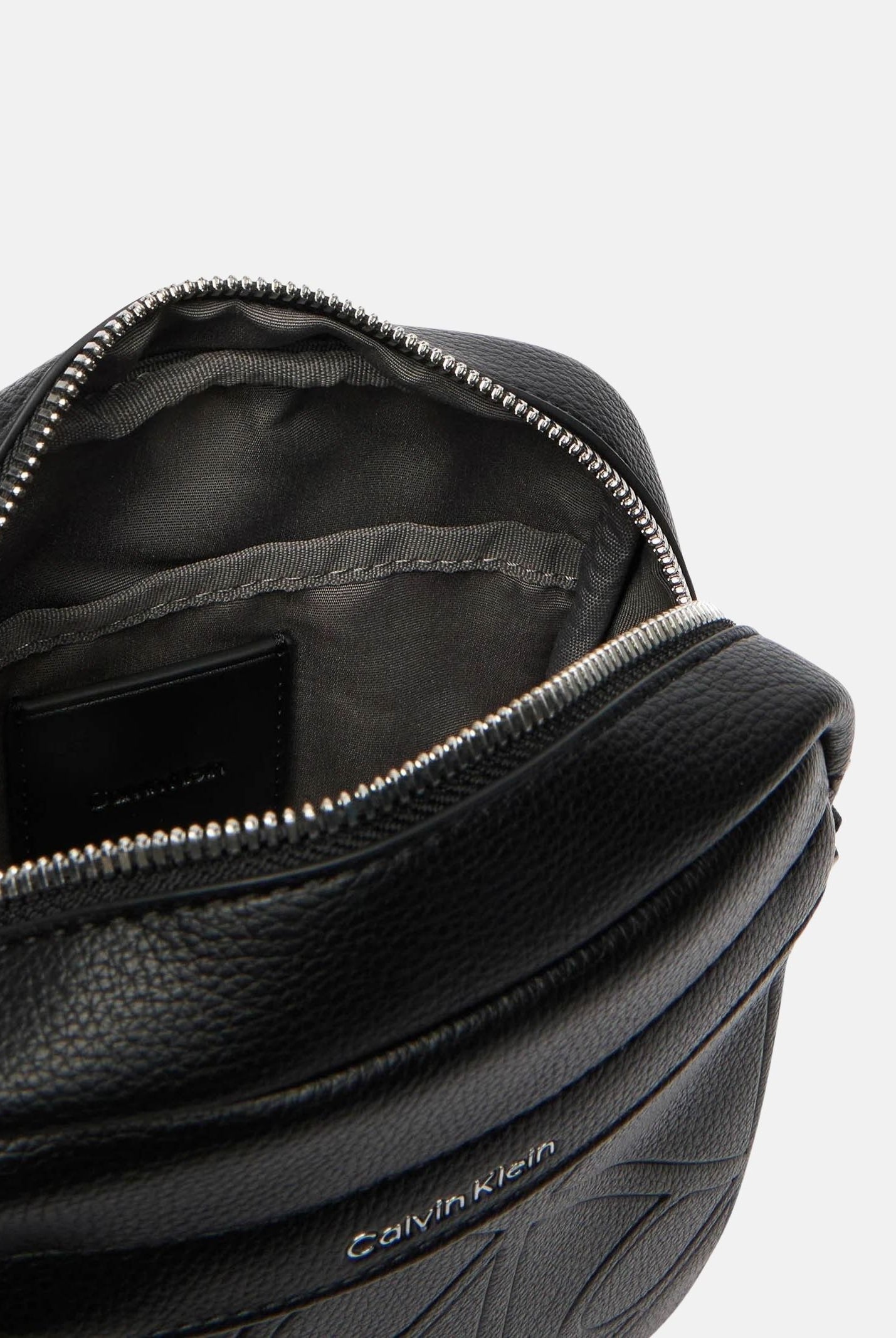 CALVIN KLEIN borsa a tracolla Emblem AOP Emboss Reporter colore black, nero, uomo LV04D3331G UB1 CALVIN KLEIN