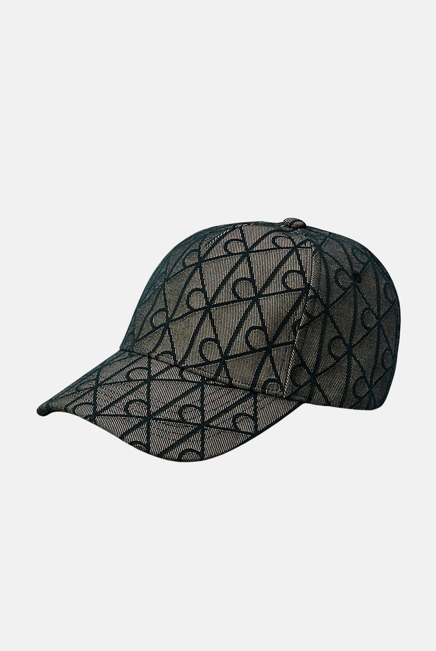 CALVIN KLEIN cappello baseball con motivo monogram, colore Lotus Beige-Black, beige e nero, unisex LV04D5125G 7UL CALVIN KLEIN
