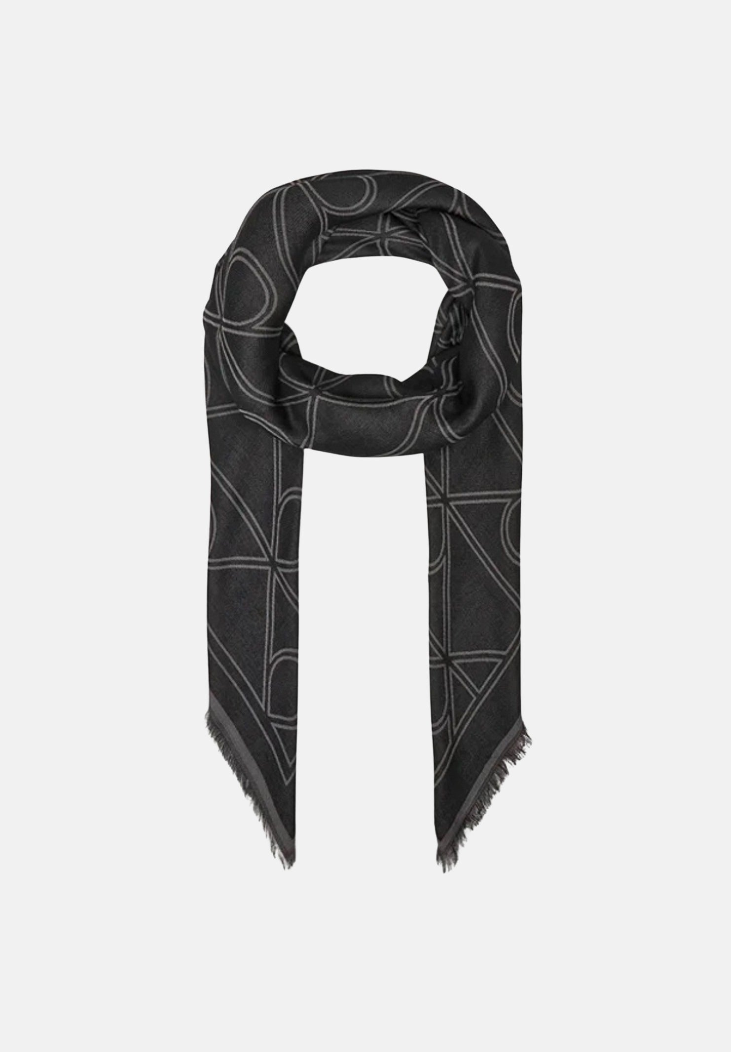 CALVIN KLEIN Pashmina nera per uomo e donna LV04D8062G UB1 CALVIN KLEIN