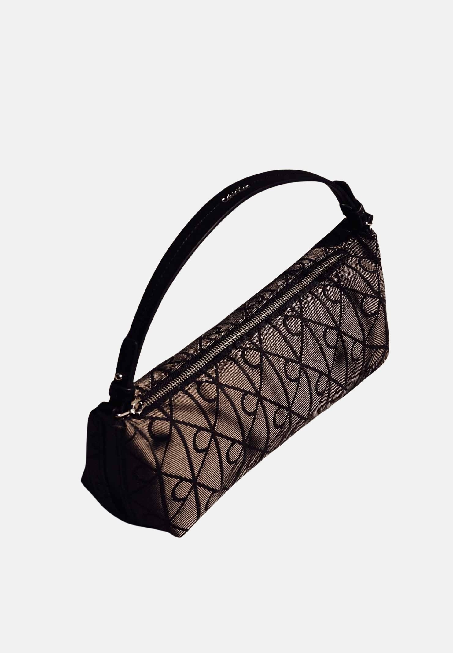 CALVIN KLEIN Borsa a tracolla linea Emblem Lotus Beige da donna LV04F3634G 7UL CALVIN KLEIN