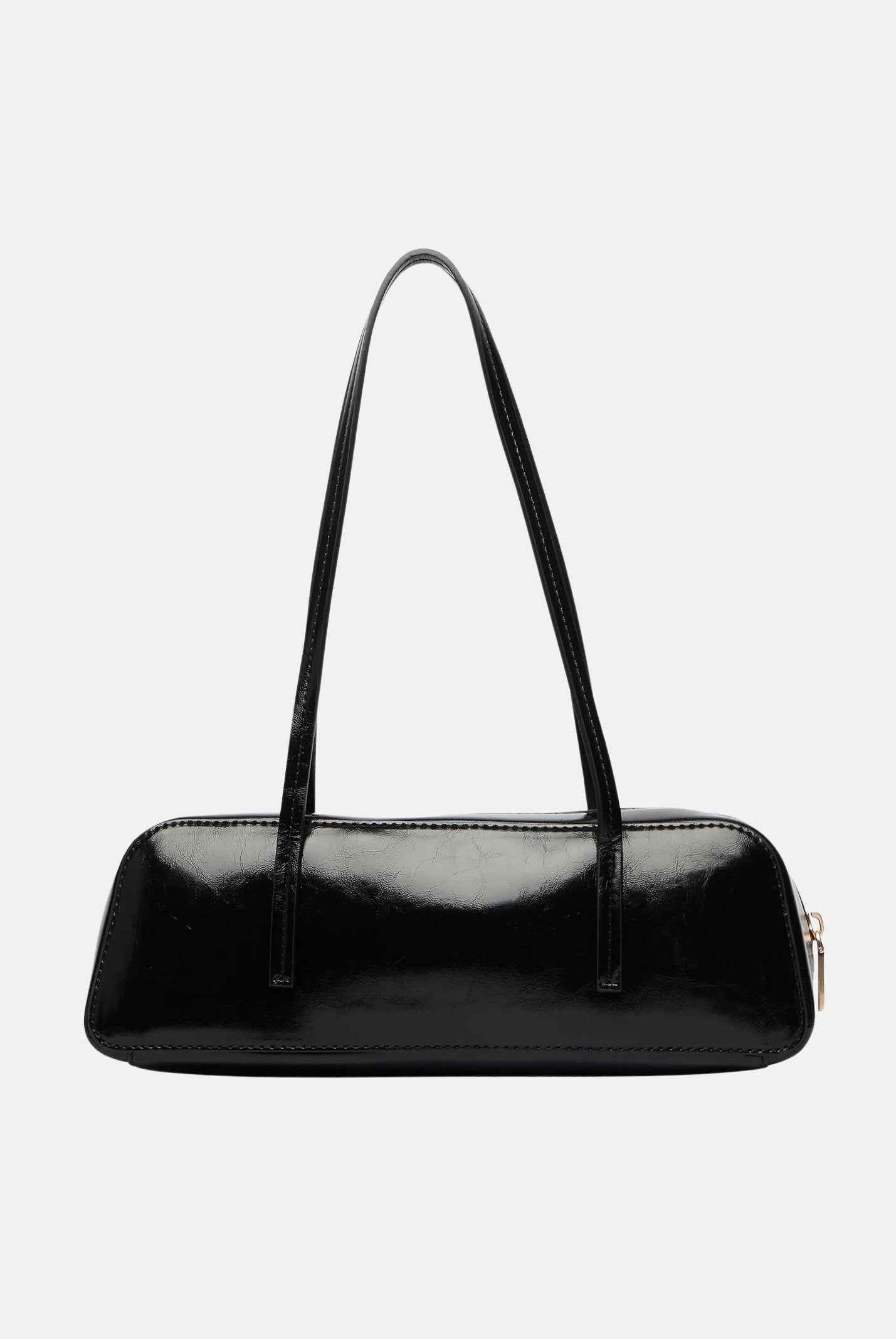 CALVIN KLEIN borsa a spalla Foil Logo Glossy Bauletto, colore UB1 Black LV04F3638G UB1 CALVIN KLEIN