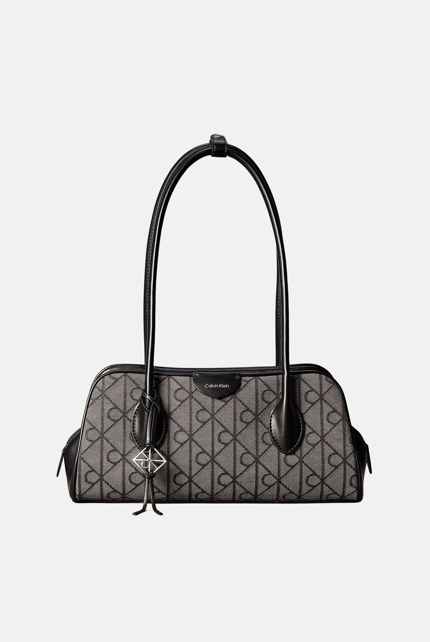 CALVIN KLEIN Borsa a spalla con emblema jacquard LV04F3744G 8E3 CALVIN KLEIN