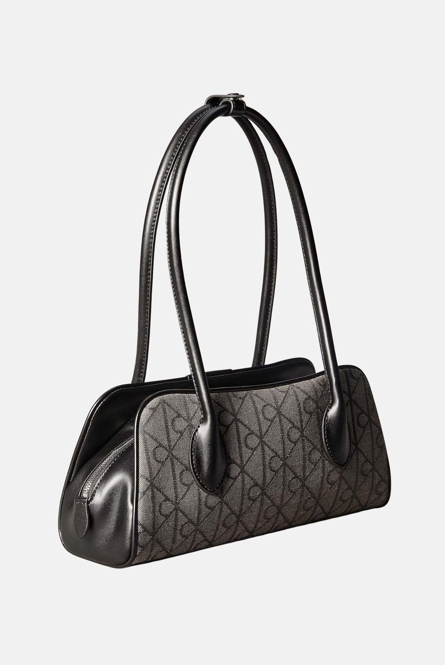 CALVIN KLEIN Borsa a spalla con emblema jacquard LV04F3744G 8E3 CALVIN KLEIN