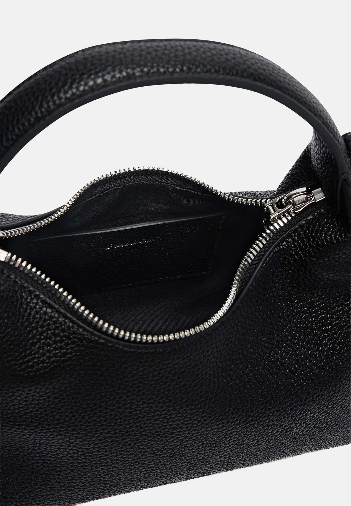 CALVIN KLEIN Borsa a spalla nero da donna con manico strutturato e tracolla logata. LV04F3892G UB1 CALVIN KLEIN