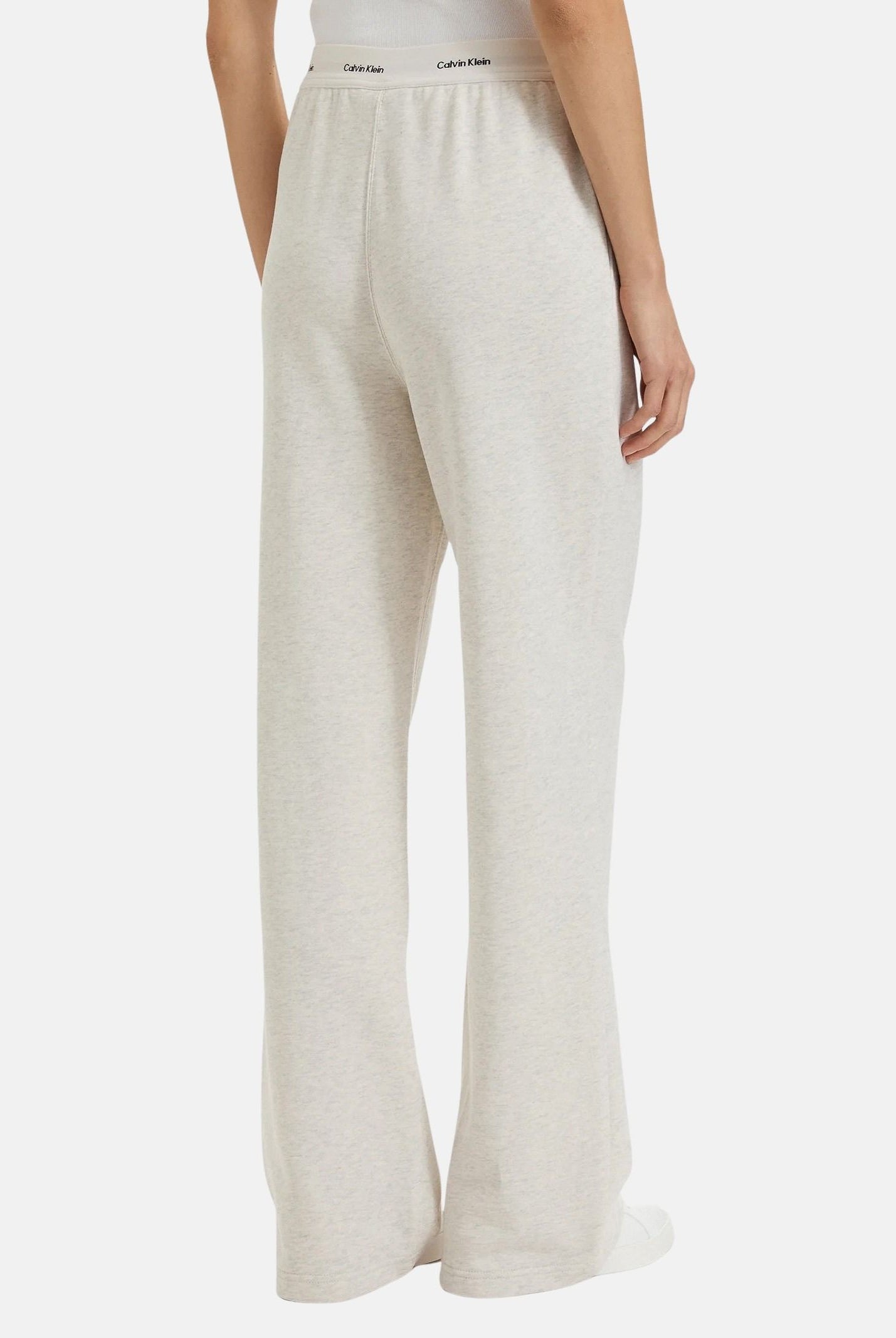 CALVIN KLEIN JEANS Pantaloni WAISTBAND vanilla beige da donna con fascia elastica logata LV047G253G P4P CALVIN KLEIN JEANS