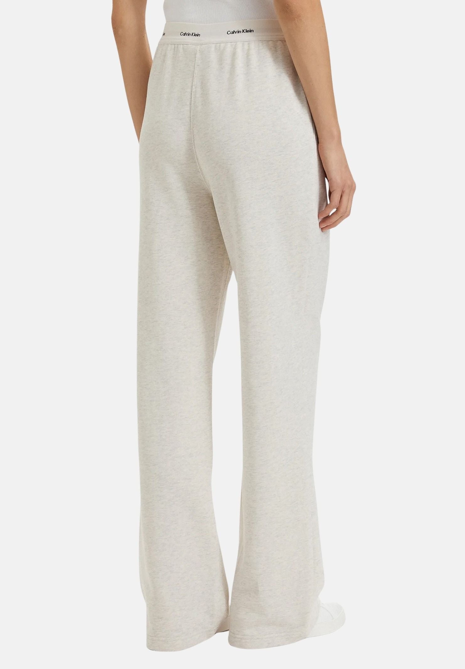 CALVIN KLEIN JEANS Pantaloni WAISTBAND vanilla beige da donna con fascia elastica logata LV047G253G P4P CALVIN KLEIN JEANS