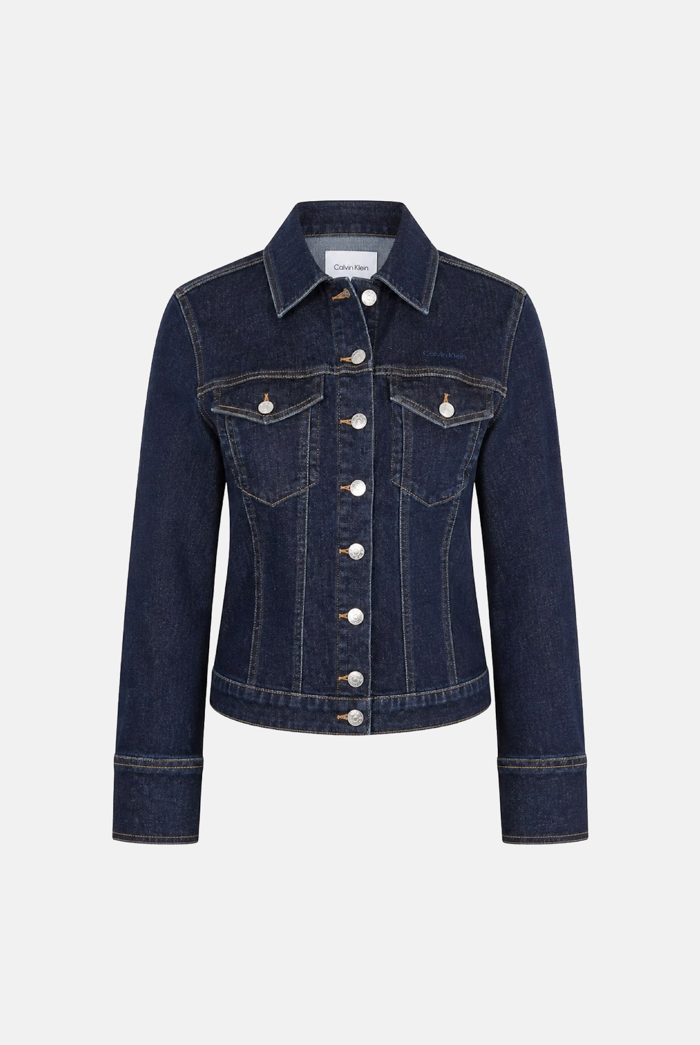 CALVIN KLEIN JEANS Giubbotto di jeans SCULPT TRUCKER in denim blu da donna <BR/> LV047G749G N8D CALVIN KLEIN JEANS