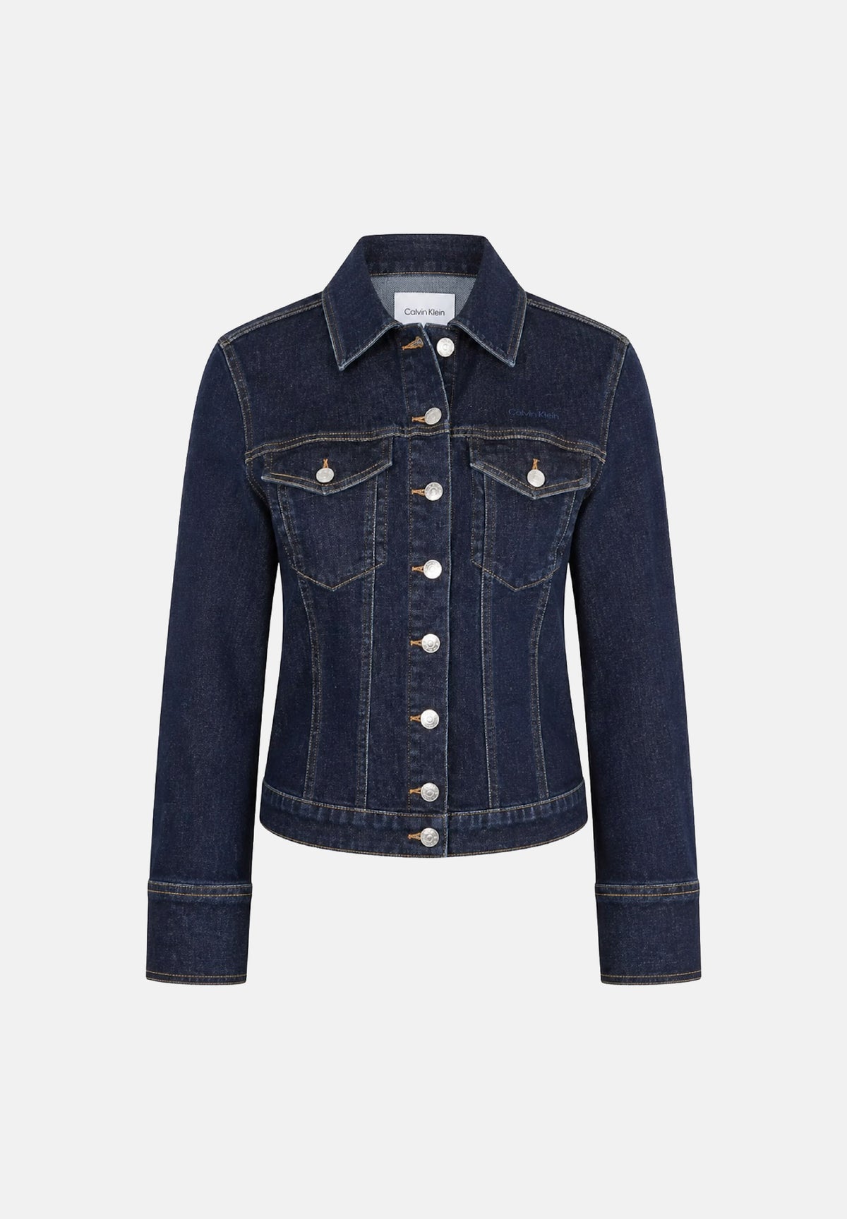 CALVIN KLEIN JEANS Camicia di jeans SCULPT TRUCKER in denim blu da donna <BR/> LV047G749G N8D CALVIN KLEIN JEANS