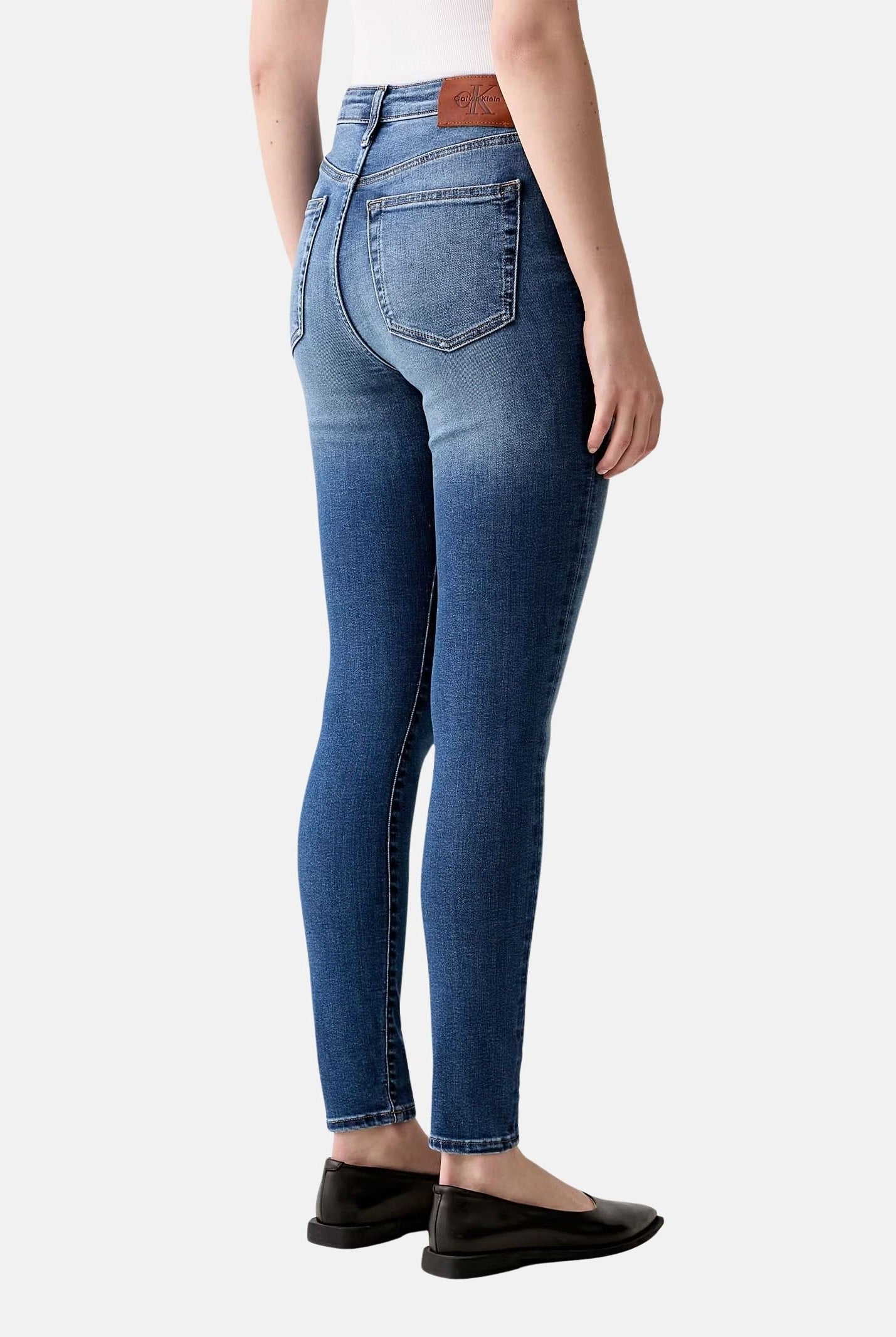 CALVIN KLEIN JEANS Jeans Indigo Station blu indaco da donna con lavaggio sfumato LV047G924G 3N9 CALVIN KLEIN JEANS