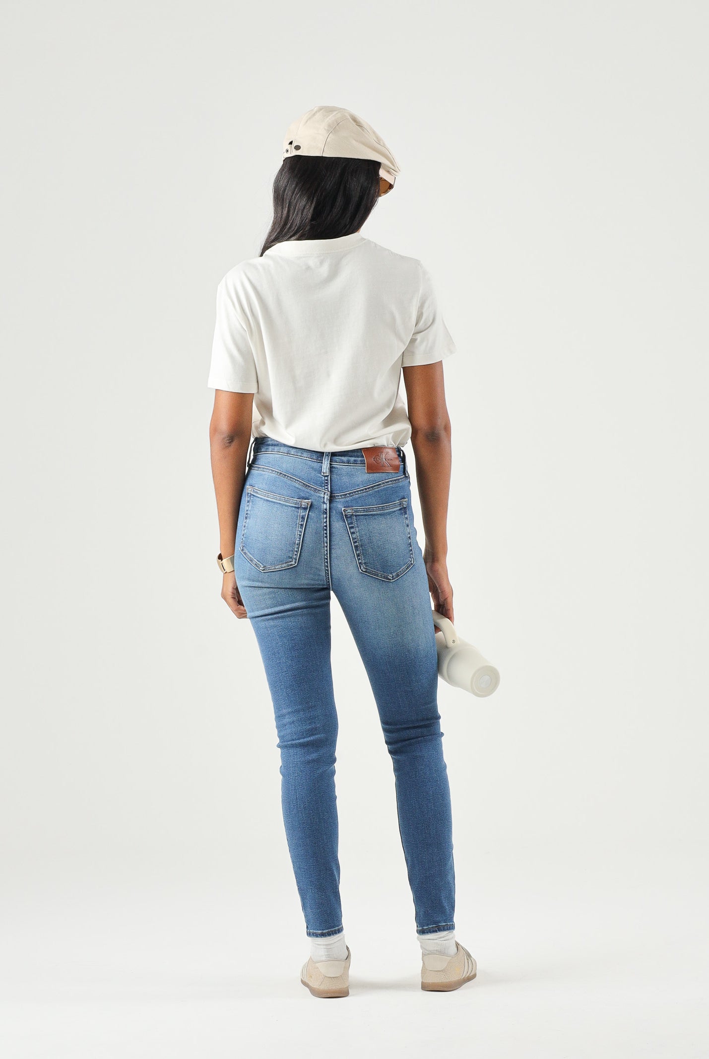 CALVIN KLEIN JEANS Jeans Indigo Station blu indaco da donna con lavaggio sfumato LV047G924G 3N9 CALVIN KLEIN JEANS