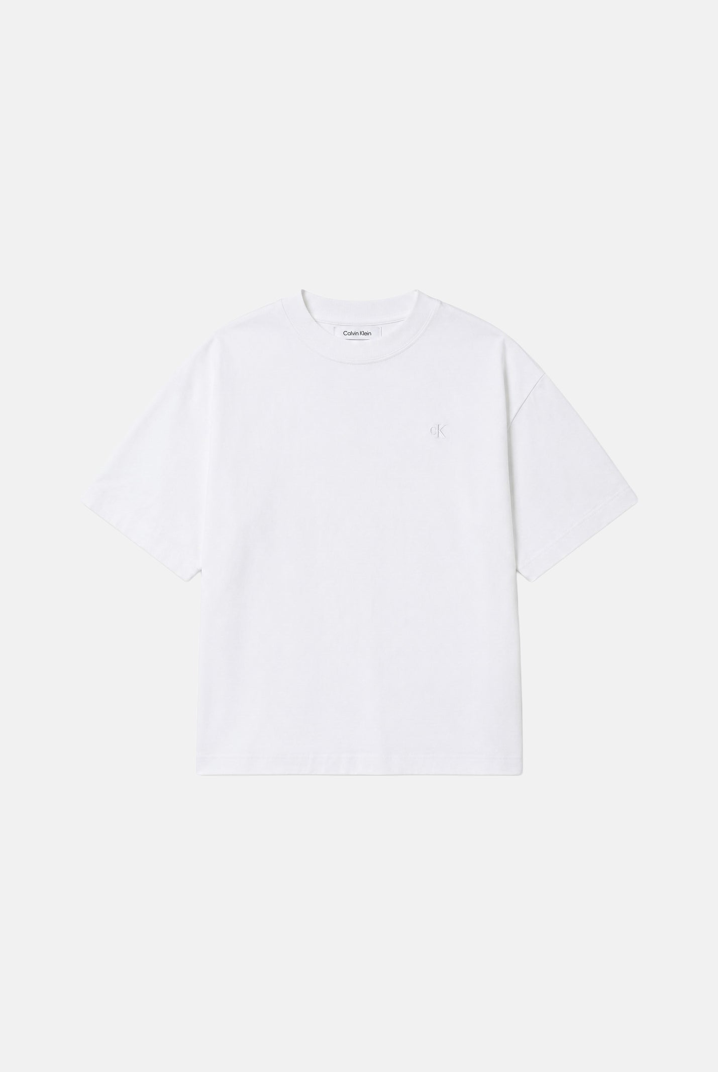 CALVIN KLEIN JEANS T-shirt EMBOSSED bright white bianca da uomo<BR/> LV04RAB806 YAF CALVIN KLEIN JEANS