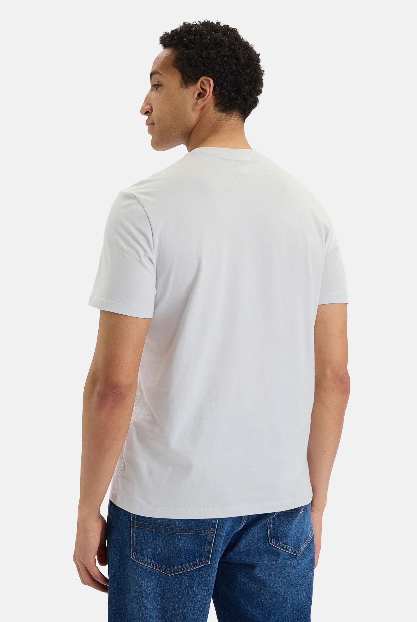 CALVIN KLEIN JEANS T-shirt SS BADGE , classic tee, grigio chiaro da uomo<BR/> LV04RC272G PSX CALVIN KLEIN JEANS