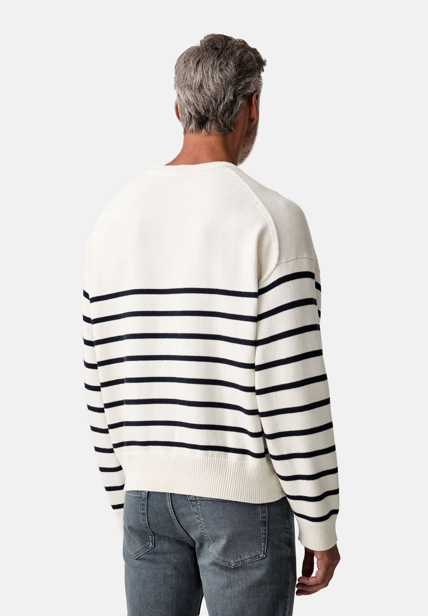 CALVIN KLEIN JEANS Maglione girocollo colore Tofu, beige chiaro da uomo. LV04RG305G YAS CALVIN KLEIN JEANS