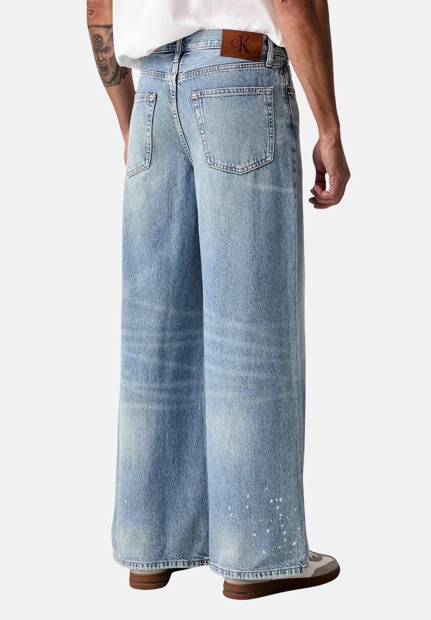 CALVIN KLEIN JEANS Jeans EXTREME BAGGY, sterling alloy, azzurro chiaro da uomo<BR/> LV04RG761G 0AL CALVIN KLEIN JEANS