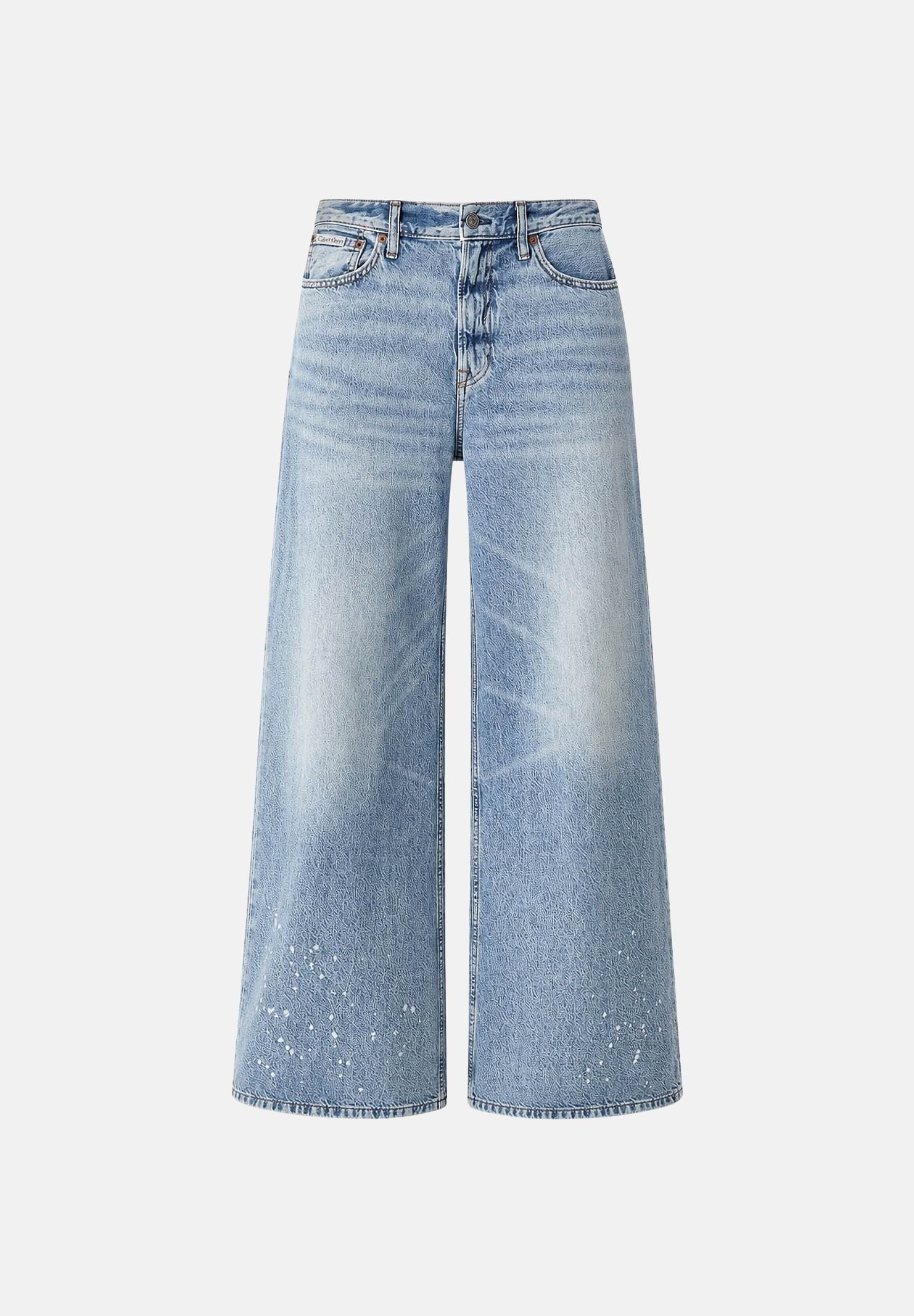CALVIN KLEIN JEANS Jeans EXTREME BAGGY, sterling alloy, azzurro chiaro da uomo<BR/> LV04RG761G 0AL CALVIN KLEIN JEANS