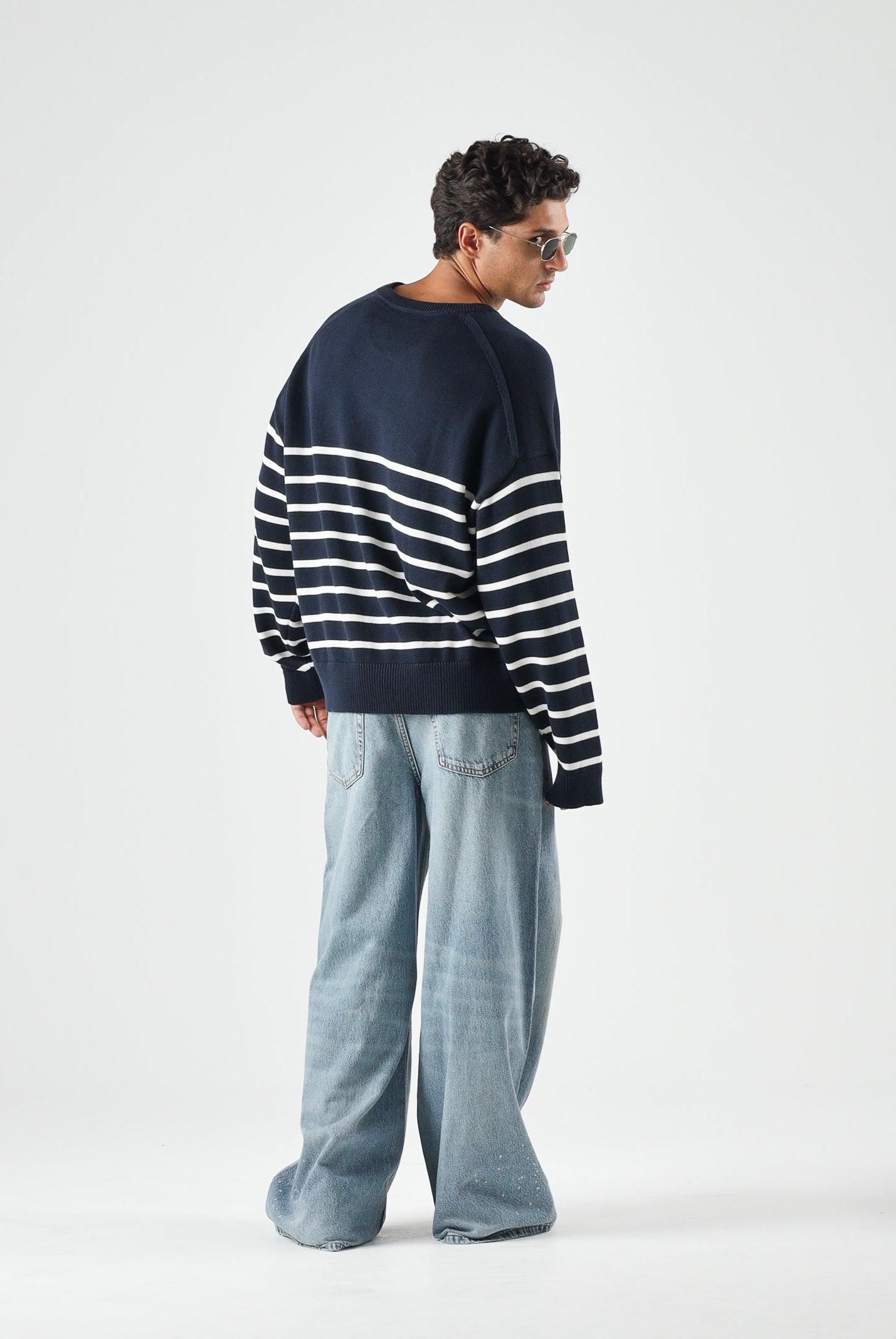 CALVIN KLEIN JEANS Jeans EXTREME BAGGY, sterling alloy, azzurro chiaro da uomo<BR/> LV04RG761G 0AL CALVIN KLEIN JEANS