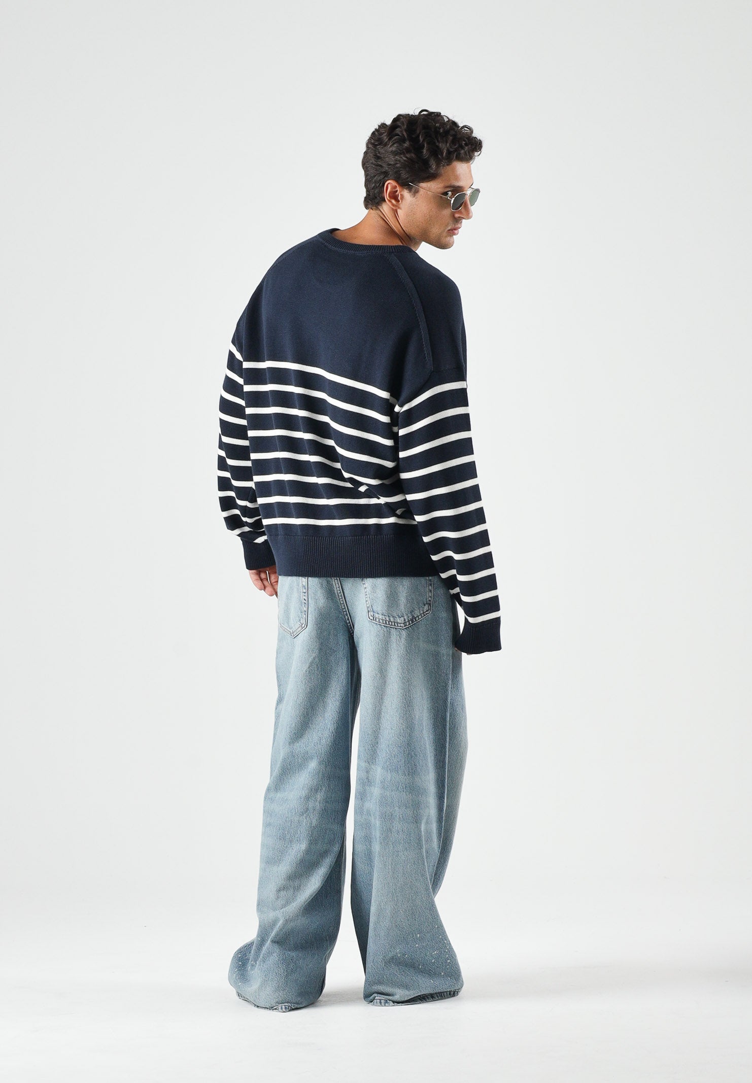 CALVIN KLEIN JEANS Jeans EXTREME BAGGY, sterling alloy, azzurro chiaro da uomo<BR/> LV04RG761G 0AL CALVIN KLEIN JEANS