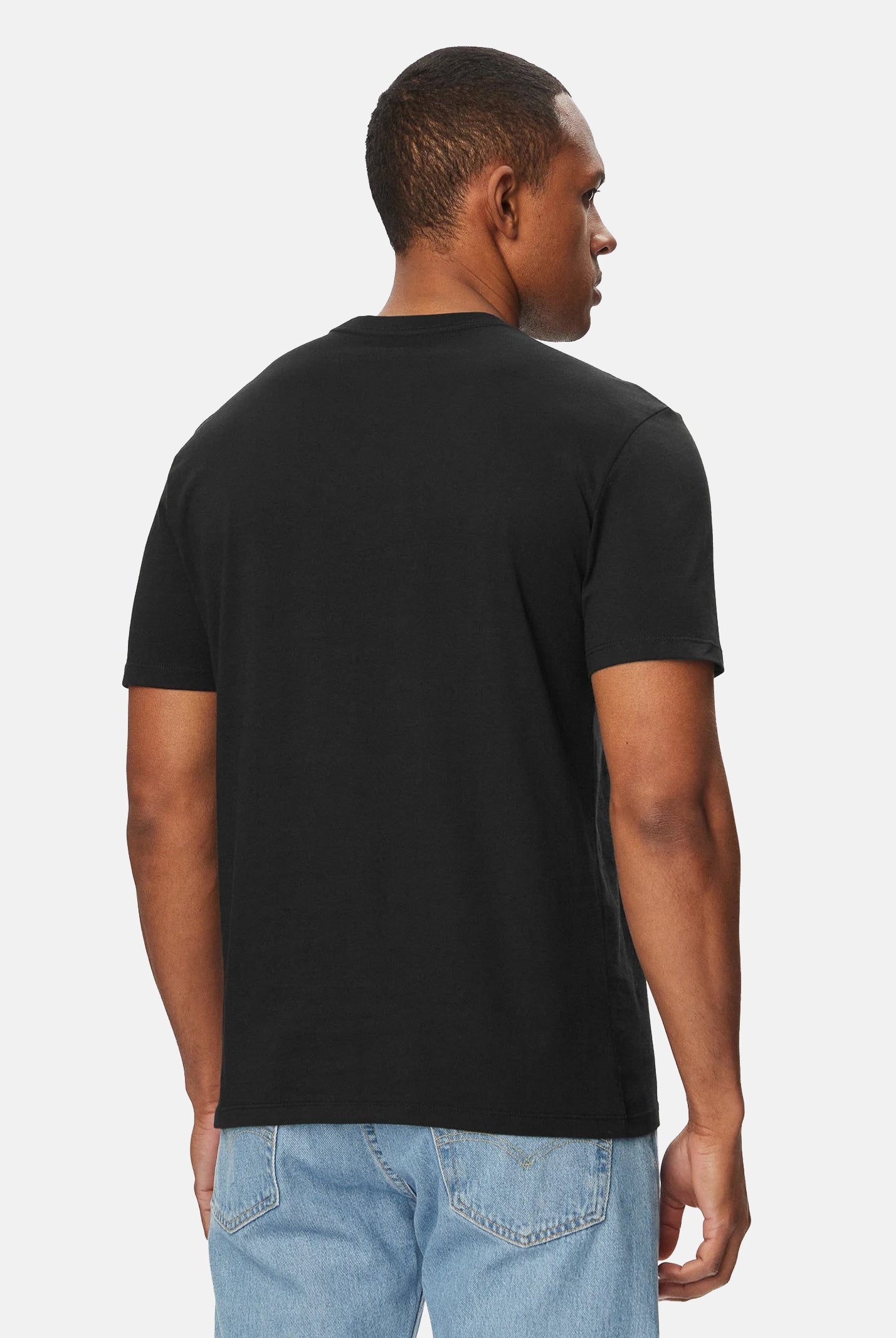 CALVIN KLEIN JEANS T-shirt LOGO GRAFIC nero da uomo <BR/> LV04RG837G UB1 CALVIN KLEIN JEANS