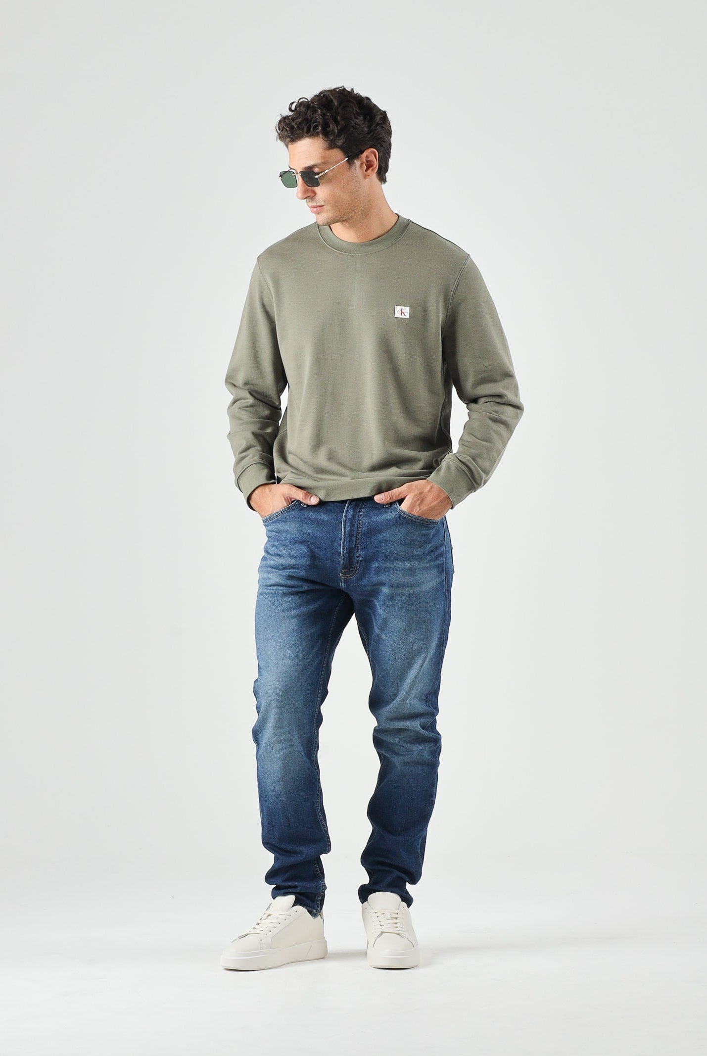 CALVIN KLEIN JEANS Jeans FADED CLASSIC ocean blu da uomo<BR/> LV04RG900G 4G5 CALVIN KLEIN JEANS