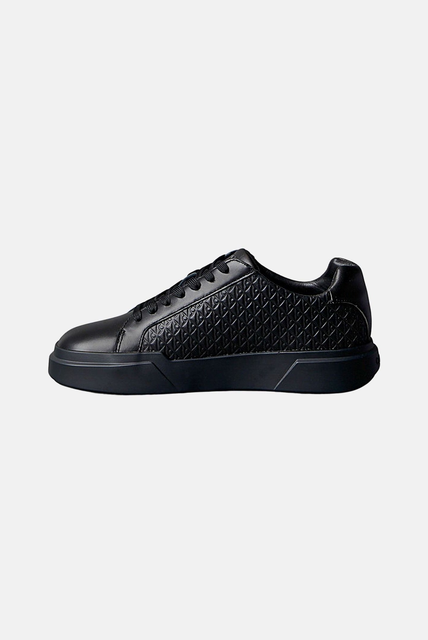 CALVIN KLEIN JEANS Sneakers DURABLE TRACTION, nere da uomo<BR/>con motivo monogramma CK all-over in rilievo YM0YM01383 0GJ CALVIN KLEIN JEANS