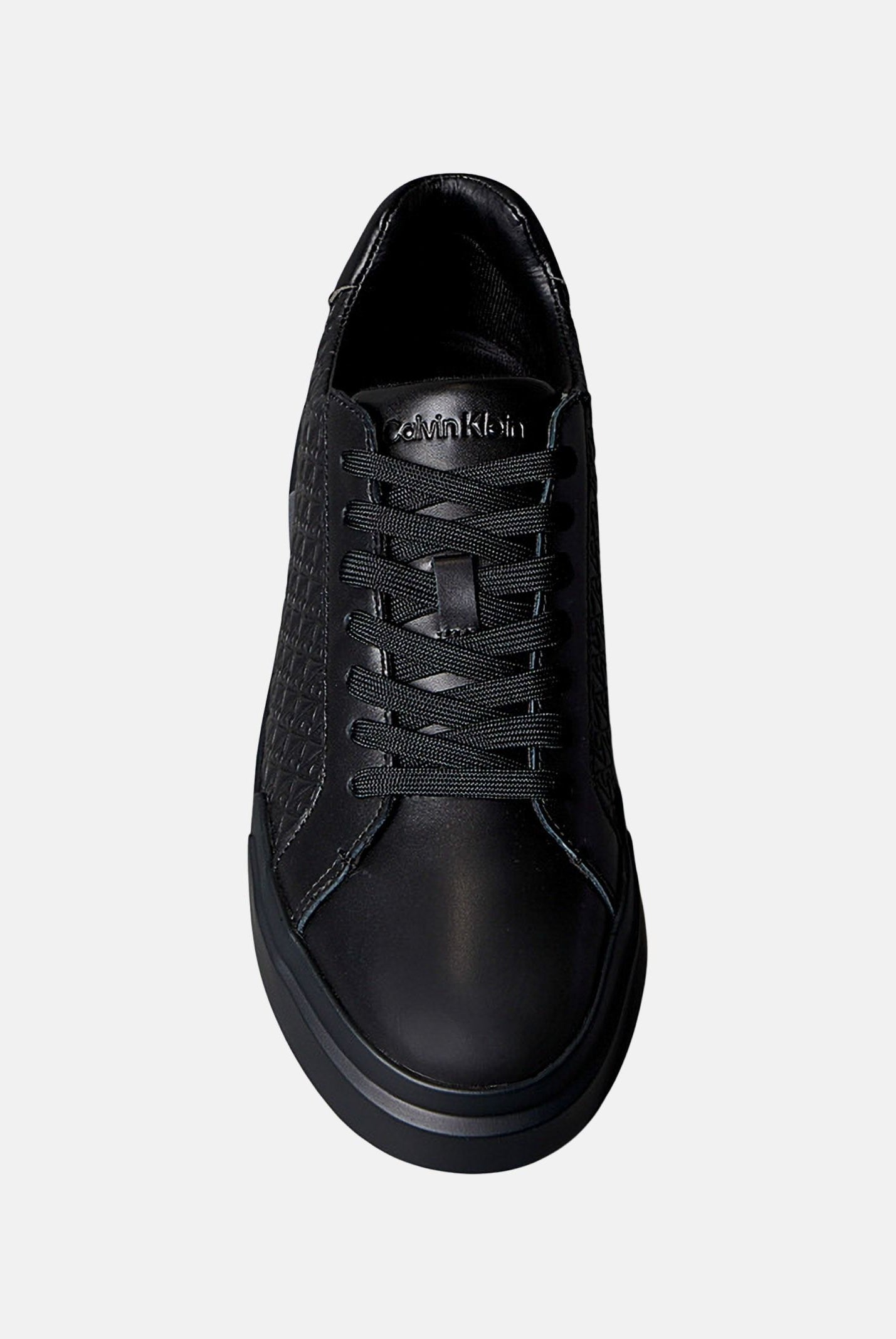 CALVIN KLEIN JEANS Sneakers DURABLE TRACTION, nere da uomo<BR/>con motivo monogramma CK all-over in rilievo YM0YM01383 0GJ CALVIN KLEIN JEANS