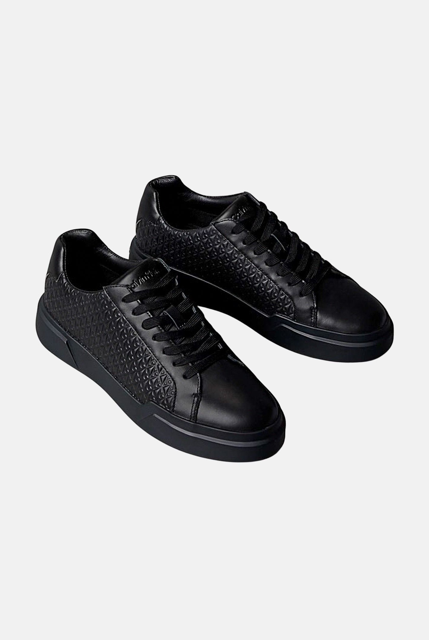 CALVIN KLEIN JEANS Sneakers DURABLE TRACTION, nere da uomo<BR/>con motivo monogramma CK all-over in rilievo YM0YM01383 0GJ CALVIN KLEIN JEANS