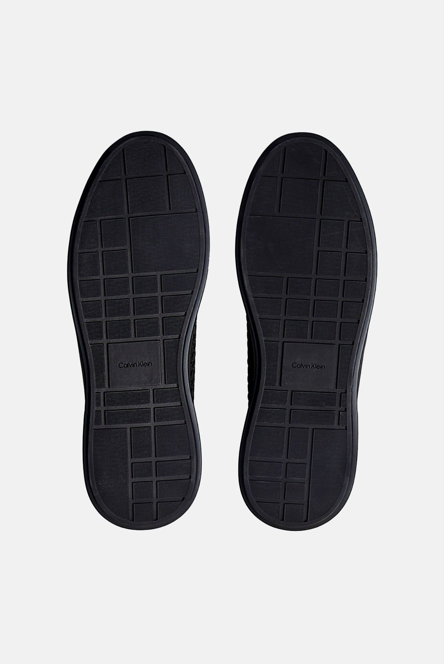 CALVIN KLEIN JEANS Sneakers DURABLE TRACTION, nere da uomo<BR/>con motivo monogramma CK all-over in rilievo YM0YM01383 0GJ CALVIN KLEIN JEANS