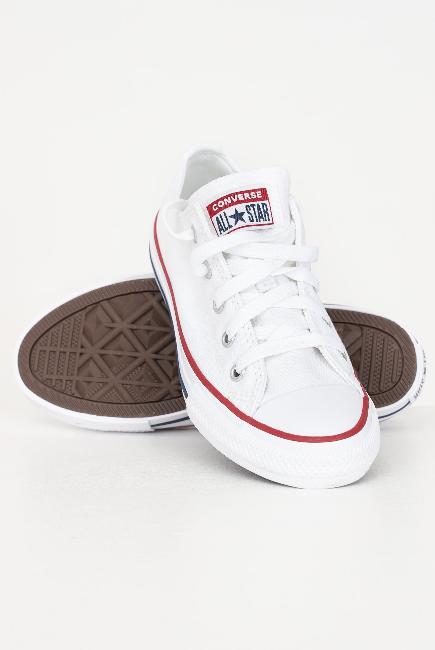CONVERSE Sneakers Chuck Taylor All Star Classic bianche per bambino e bambina 3J256C . CONVERSE