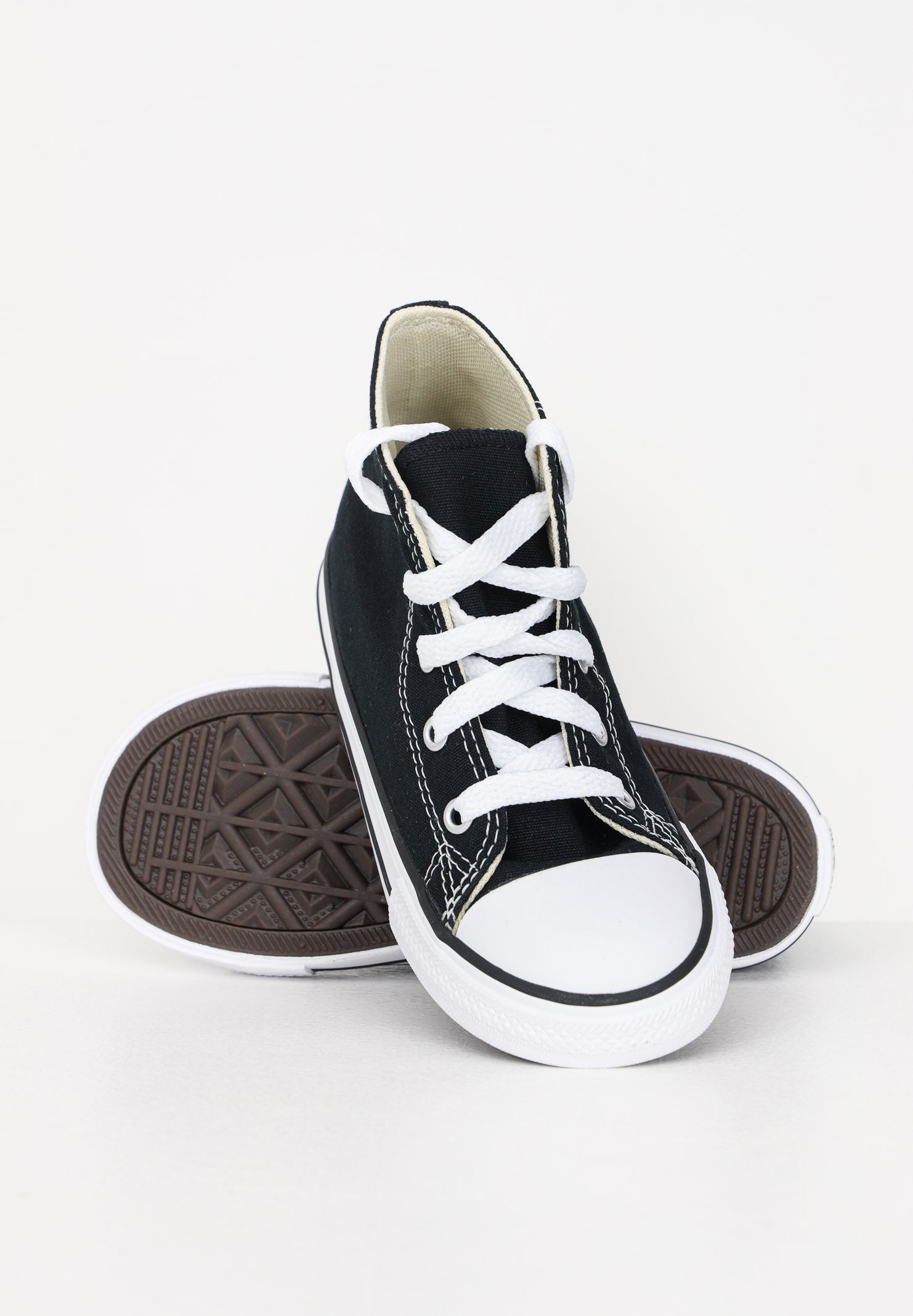 CONVERSE Sneakers Chuck Taylor All Star Classic nere da neonato 7J231C . CONVERSE