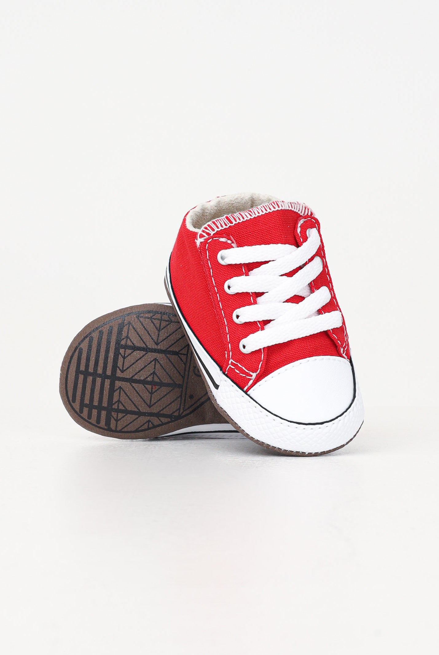 CONVERSE Scarpe da culla Chuck Taylor All Star Cribster rosse da neonato 866933C . CONVERSE