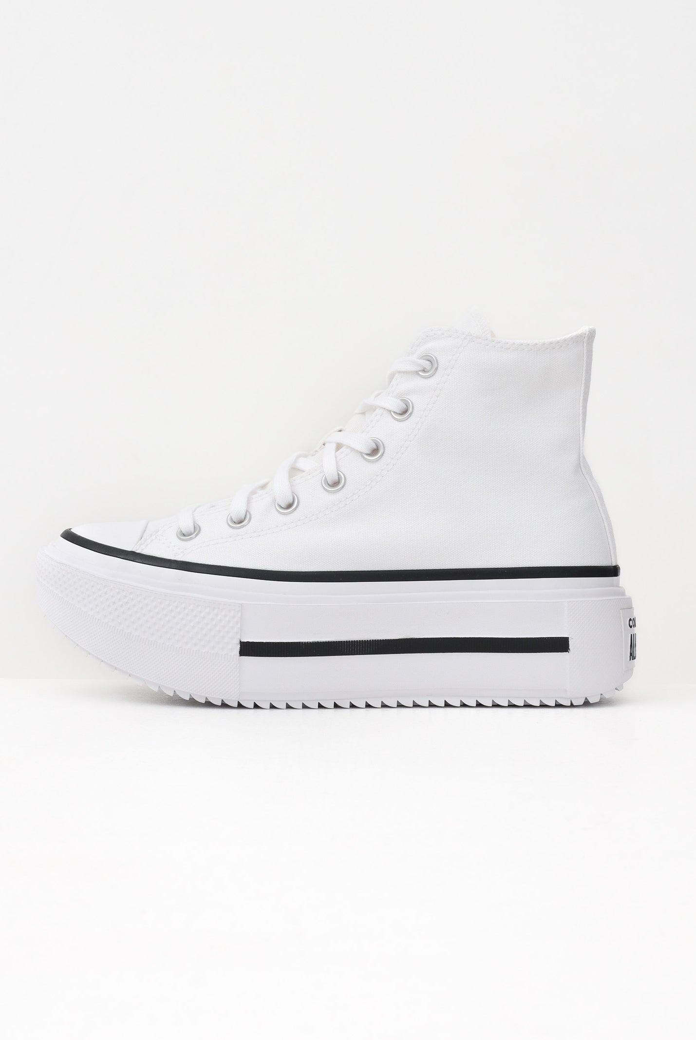 CONVERSE Sneakers Chuck Taylor All Star Lift Double Stack bianche da donna A12976C . CONVERSE