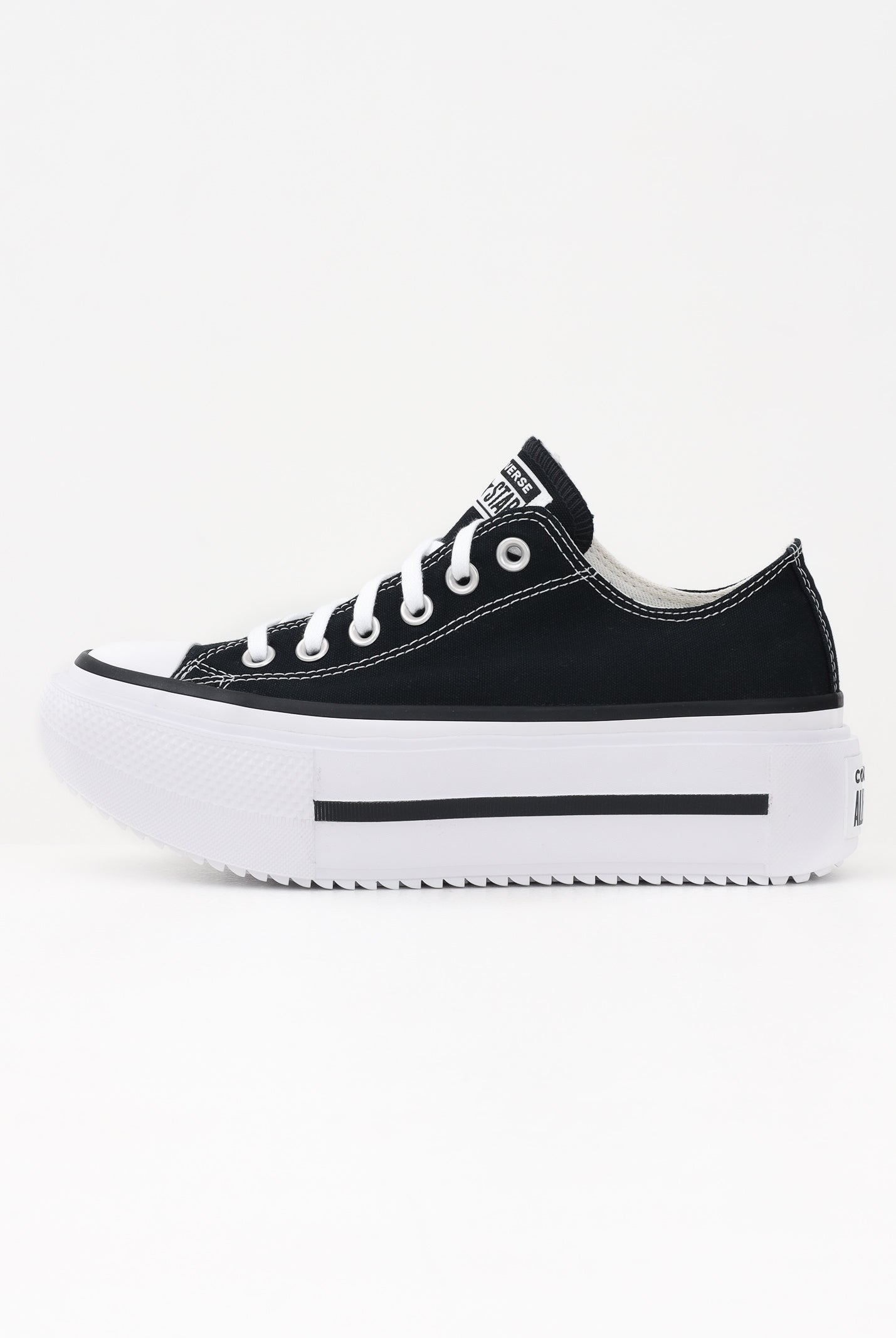 CONVERSE Sneakers Chuck Taylor All Star Lift Double Stack Platform nere da donna A15490C . CONVERSE