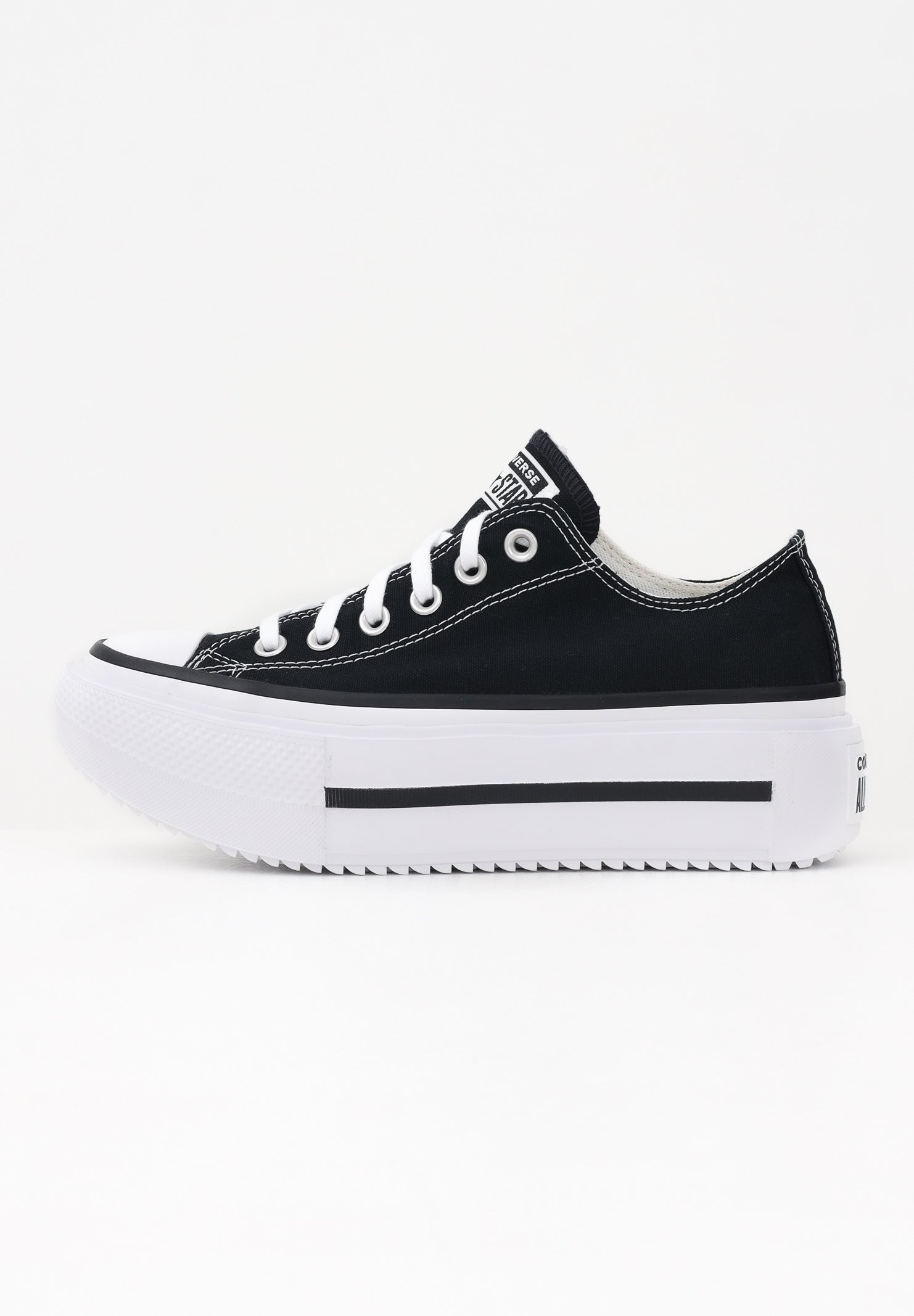 CONVERSE Sneakers Chuck Taylor All Star Lift Double Stack Platform nere da donna A15490C . CONVERSE