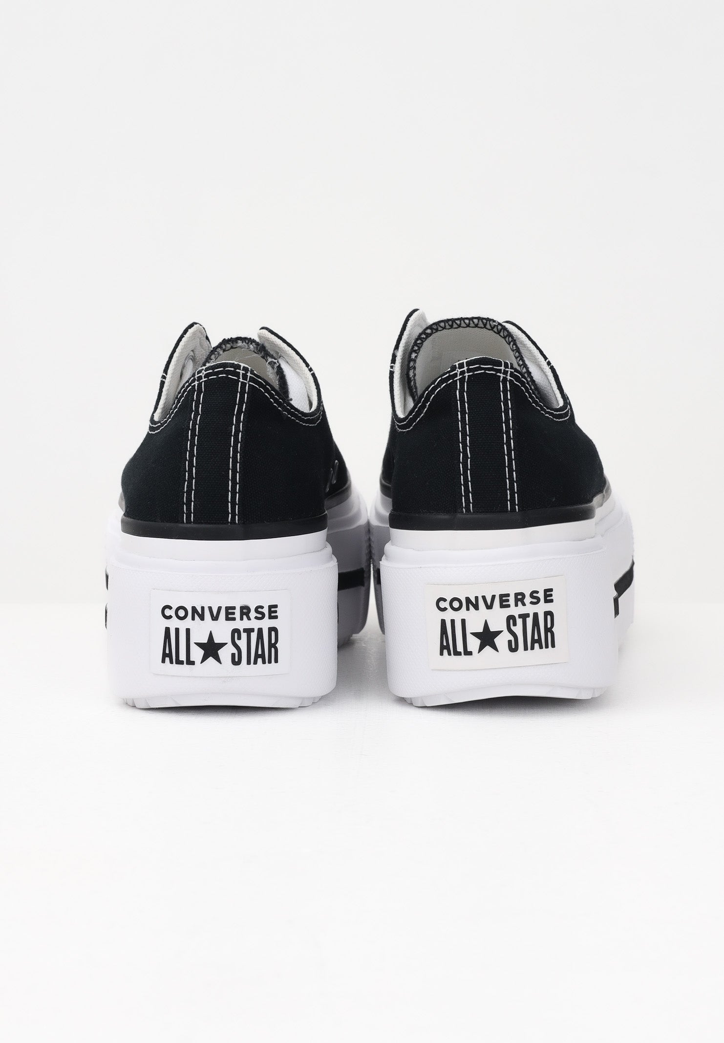 CONVERSE Sneakers Chuck Taylor All Star Lift Double Stack Platform nere da donna A15490C . CONVERSE