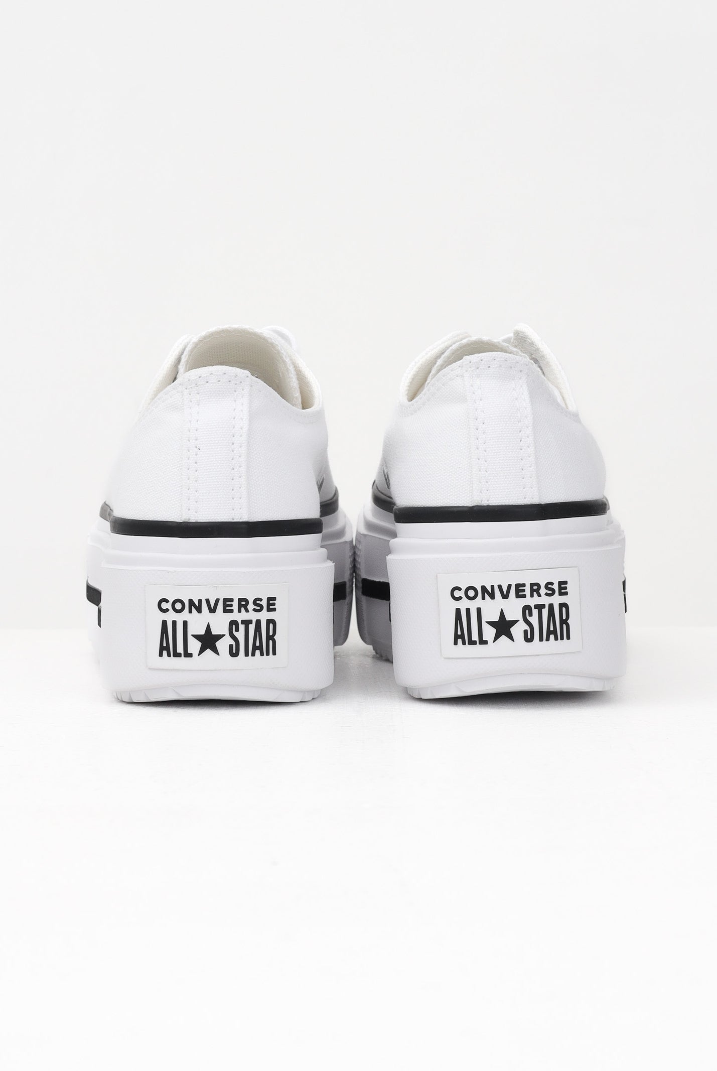 CONVERSE Sneakers Chuck Taylor All Star Lift Double Stack Platform bianche da donna A15491C . CONVERSE