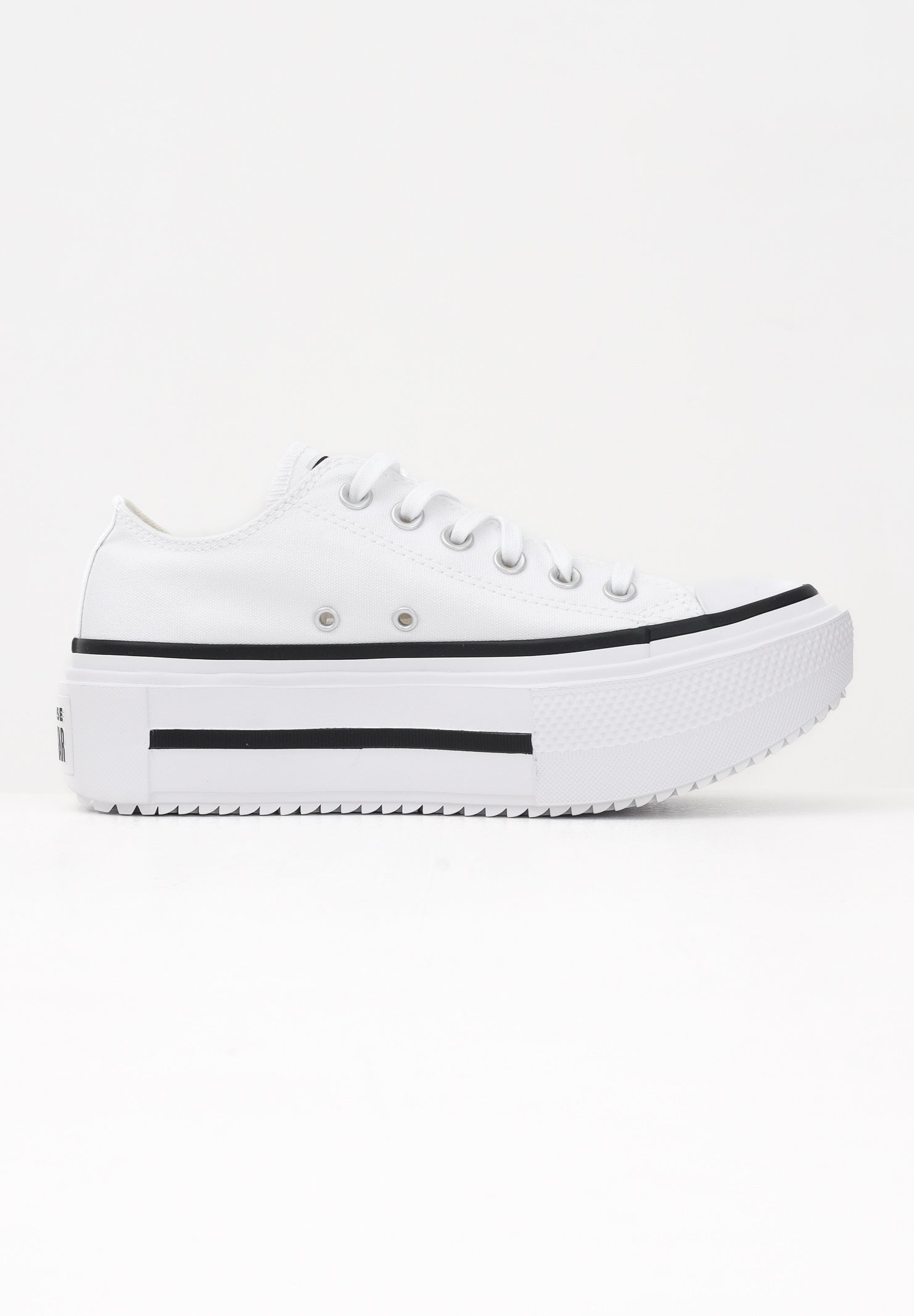 CONVERSE Sneakers Chuck Taylor All Star Lift Double Stack Platform bianche da donna A15491C . CONVERSE