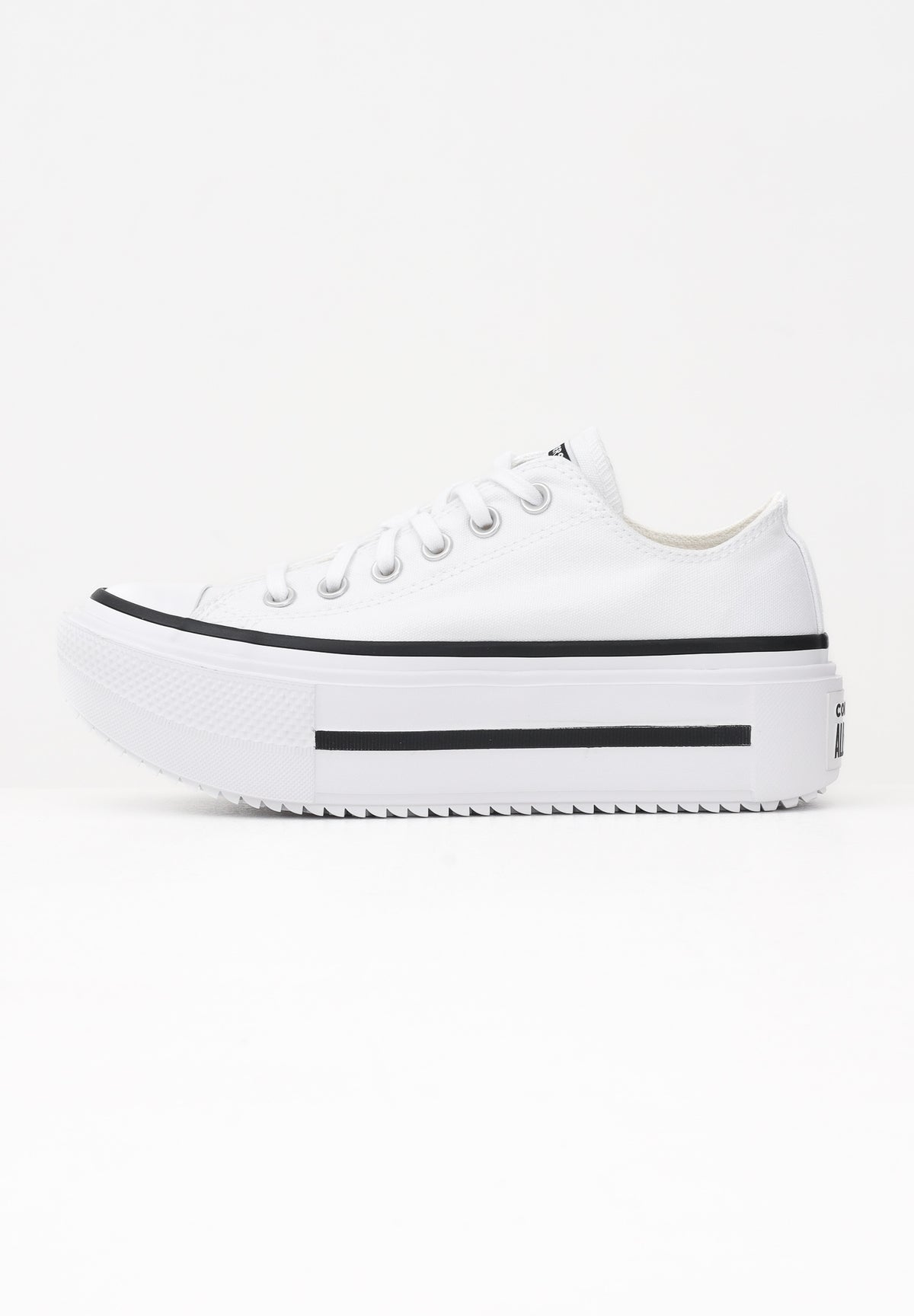 CONVERSE Sneakers Chuck Taylor All Star Lift Double Stack Platform bianche da donna A15491C . CONVERSE