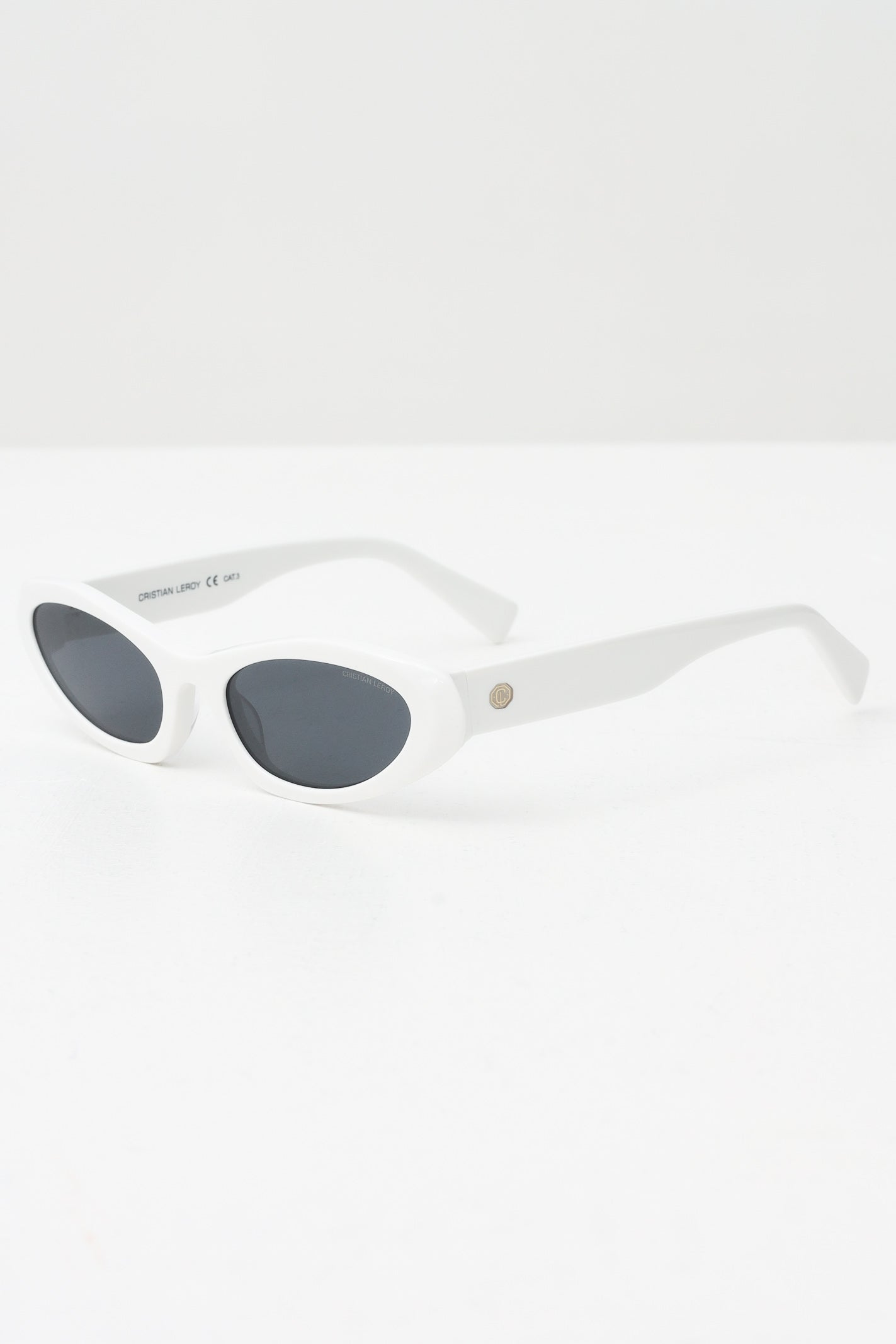 CRISTIAN LEROY Occhiali da sole cat-eye bianchi da donna 25061 03 CRISTIAN LEROY