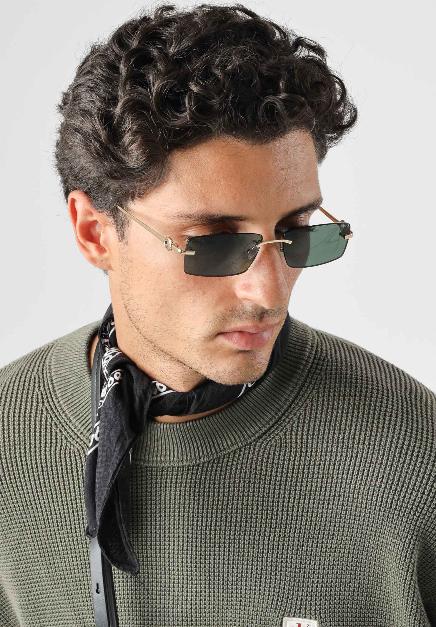 CRISTIAN LEROY occhiali da sole New Jersey in colore verde da uomo e donna 30016 01 CRISTIAN LEROY