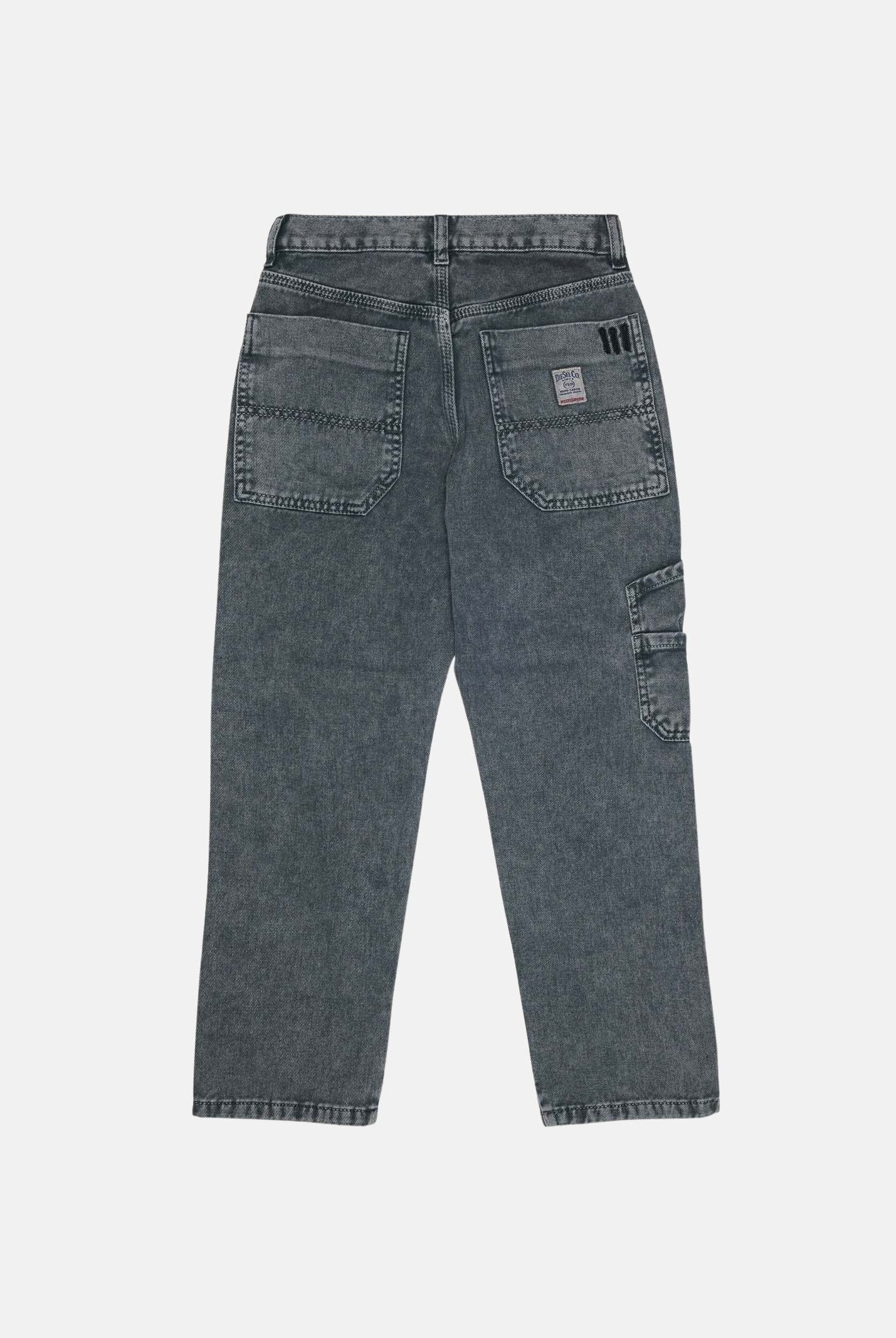 DIESEL Jeans ASPHALT grigio scuro per donna, ragazzi e bambini con lavaggio effetto used. J02330KXBUP K910A DIESEL